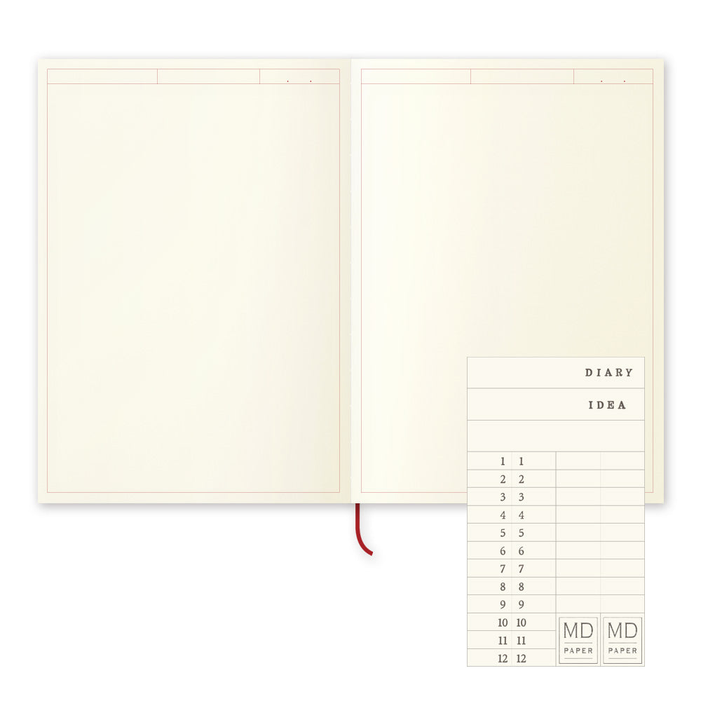 MIDORI MD Notebook Journal A5 Flame