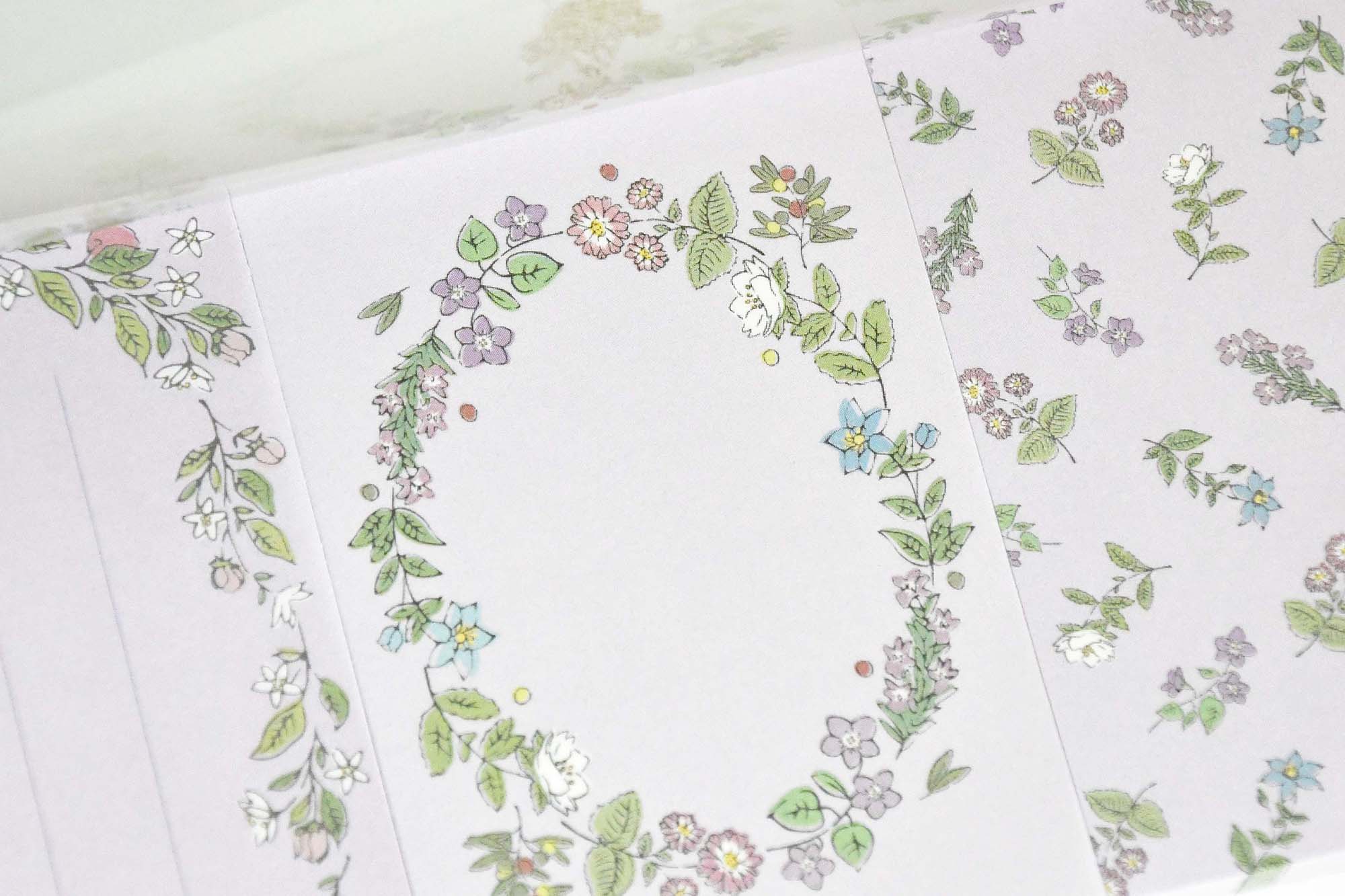 Lucy's Basket Sumire Purple 3 separated Memo book