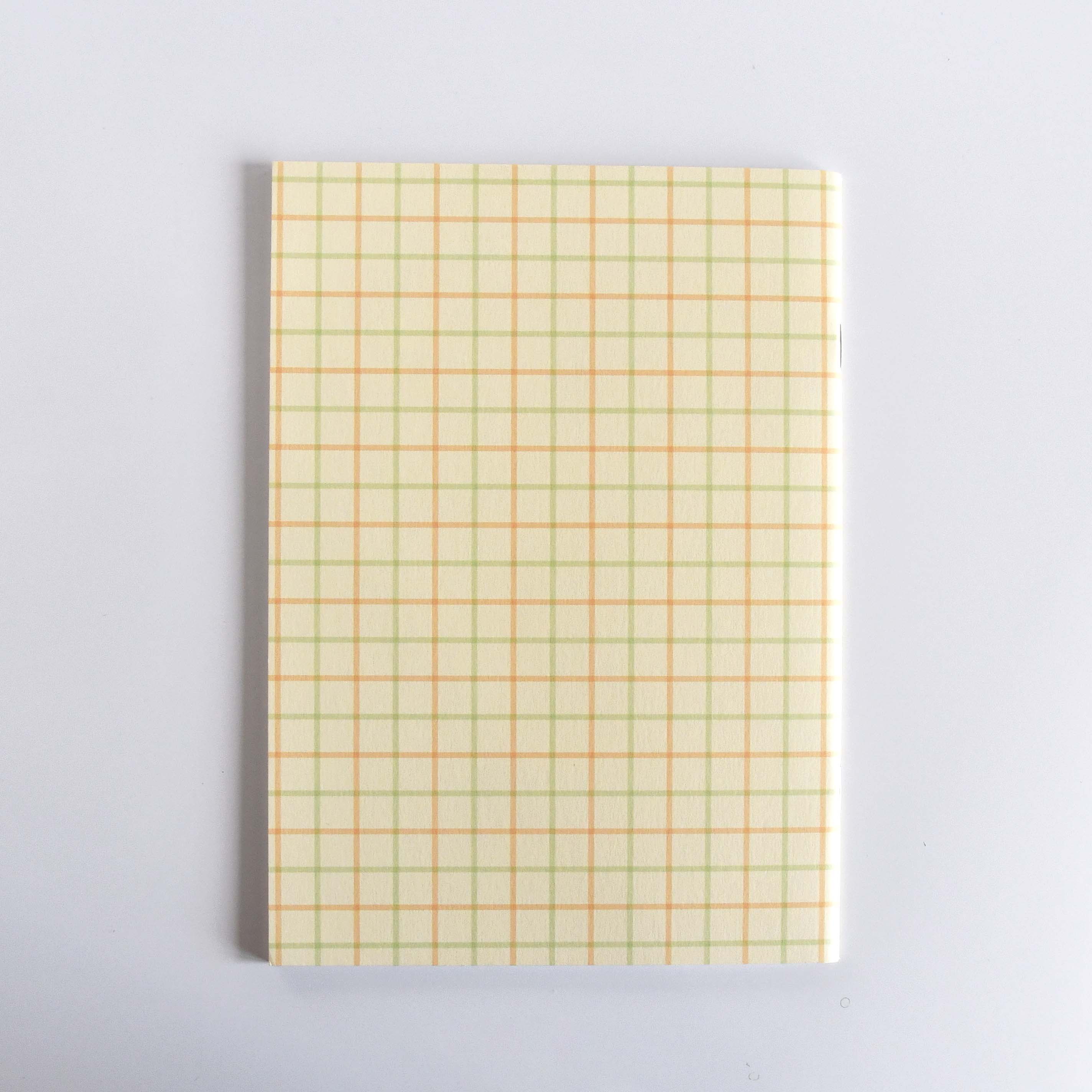 DOUBLE FACED BOOK Flower Check Patterns A5 Lined Note book