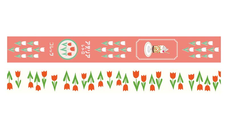 Aderia Retro Masking tape, Japanese retro illustration and high-quality design