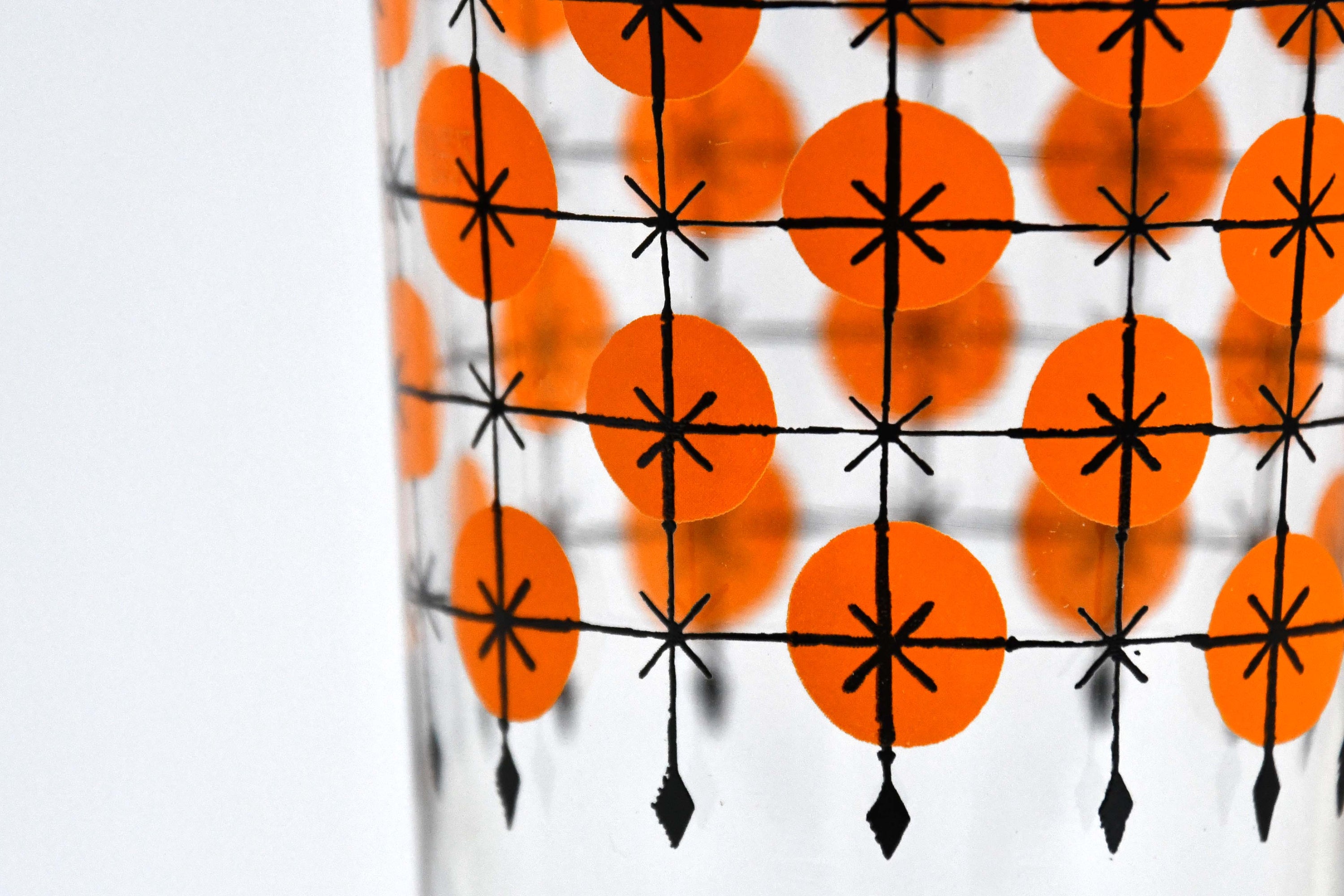 Aderia Retro Cup with leg glassware, Japanese retro illustration and high-quality design