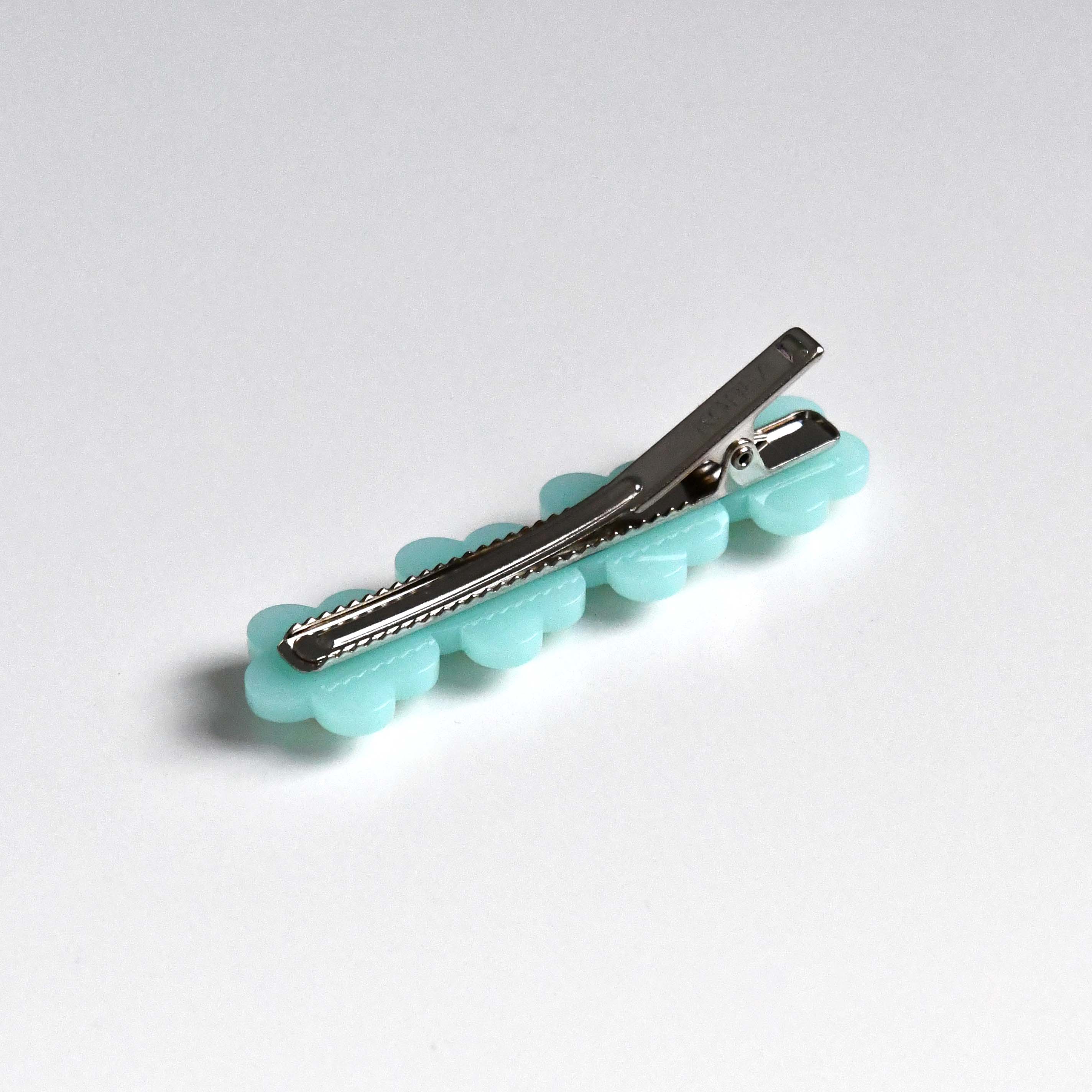 Bibmilk flower Hair clip Blue, Korean fashion