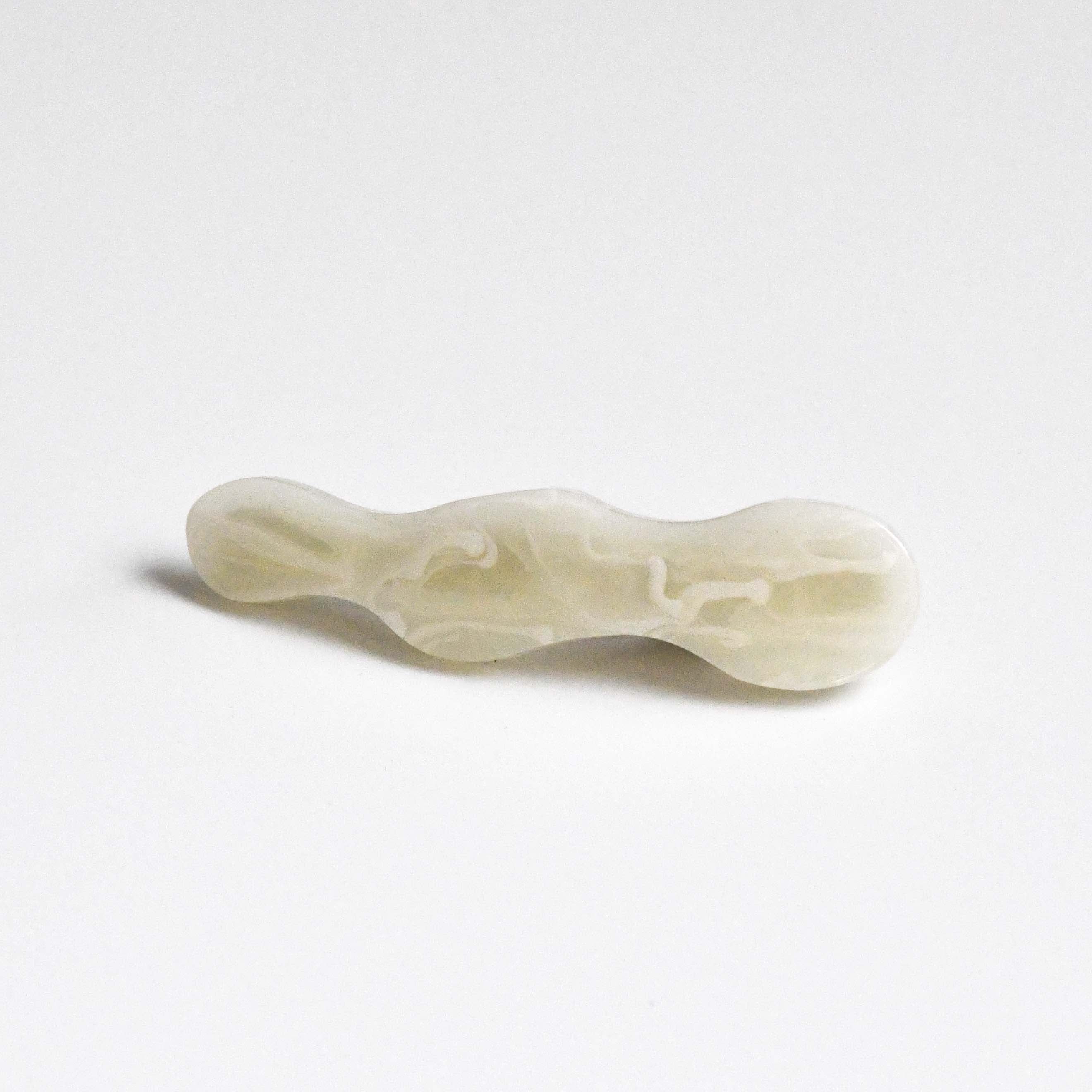 Bibmilk Cloud Hair clip White, Korean fashion