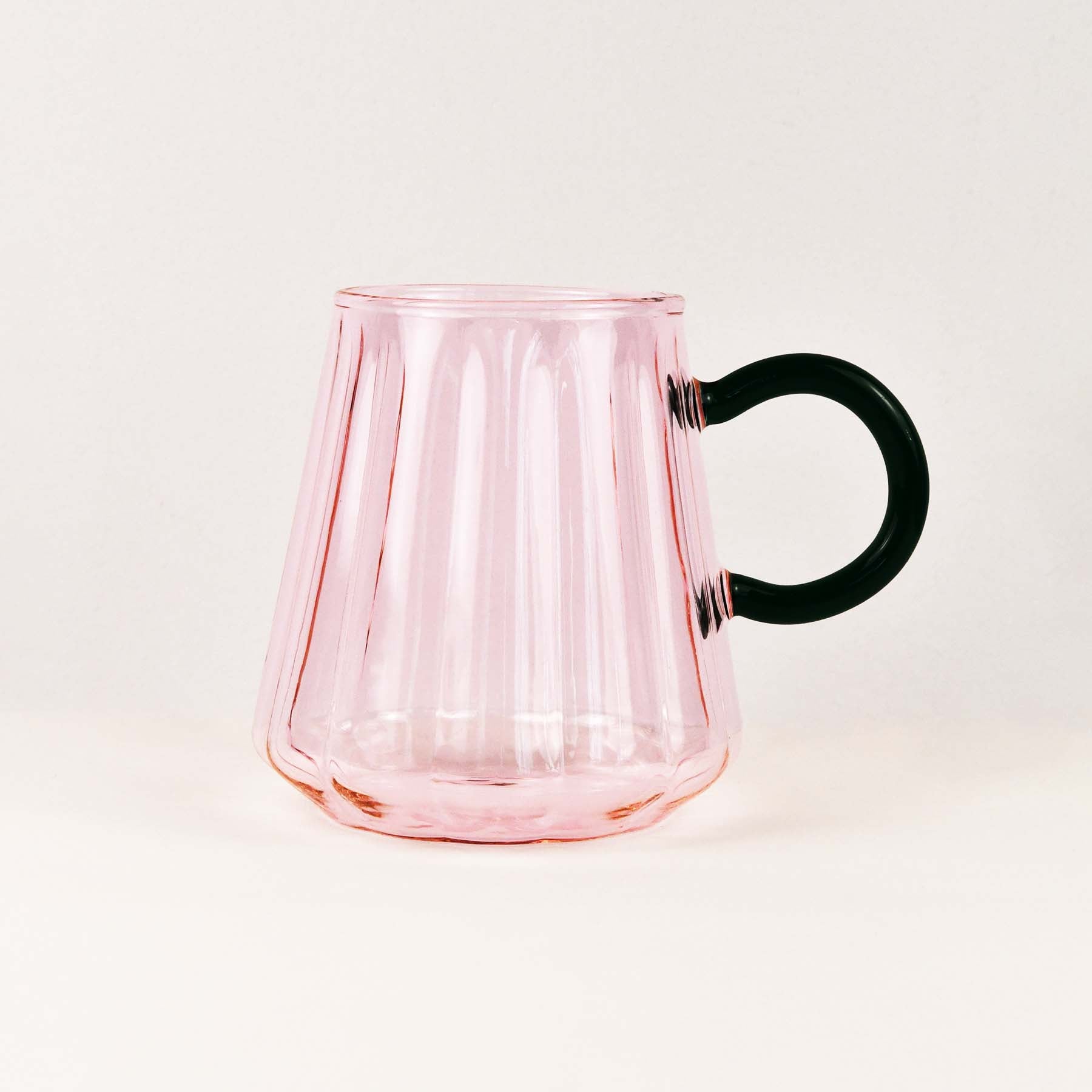 BISQUE LA MUSETTE Heat Resistant Glass Mug Pink