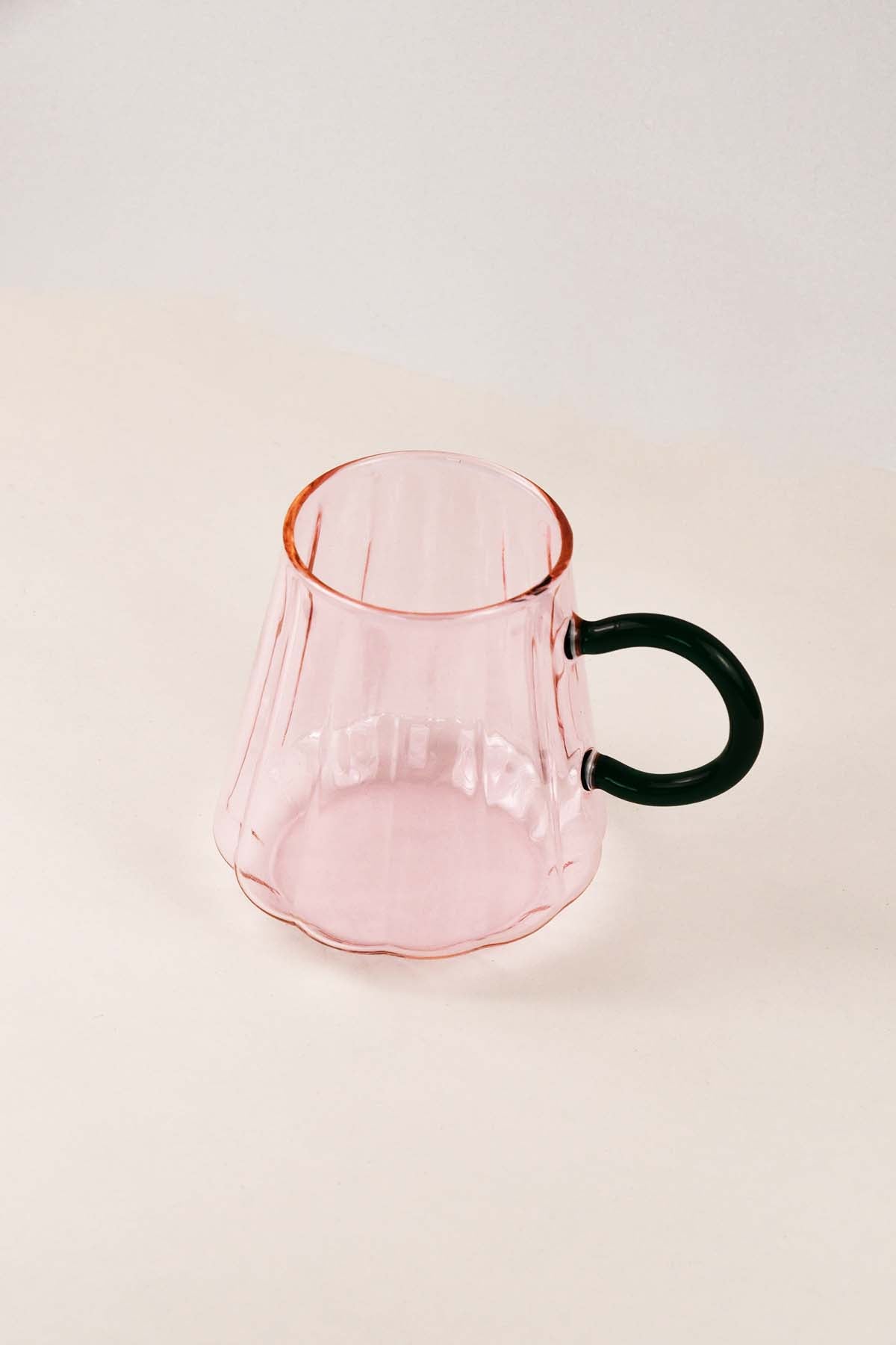 BISQUE LA MUSETTE Heat Resistant Glass Mug Pink