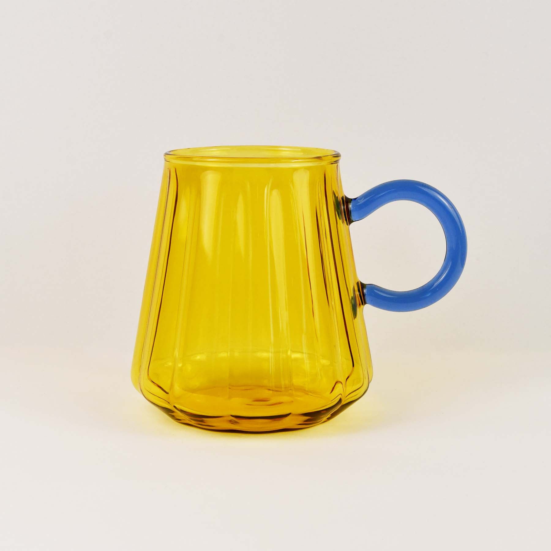 BISQUE LA MUSETTE Heat Resistant Glass Mug Yellow