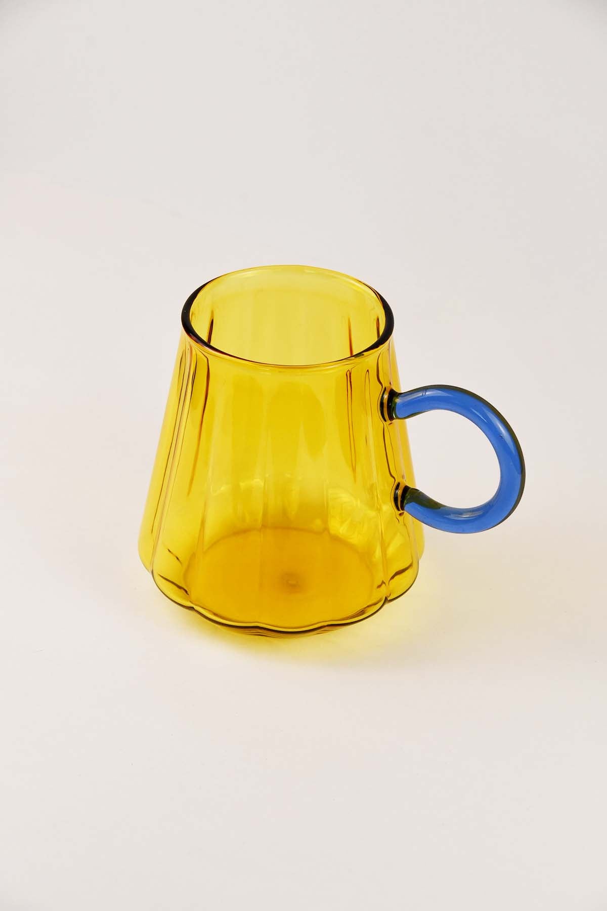 BISQUE LA MUSETTE Heat Resistant Glass Mug Yellow