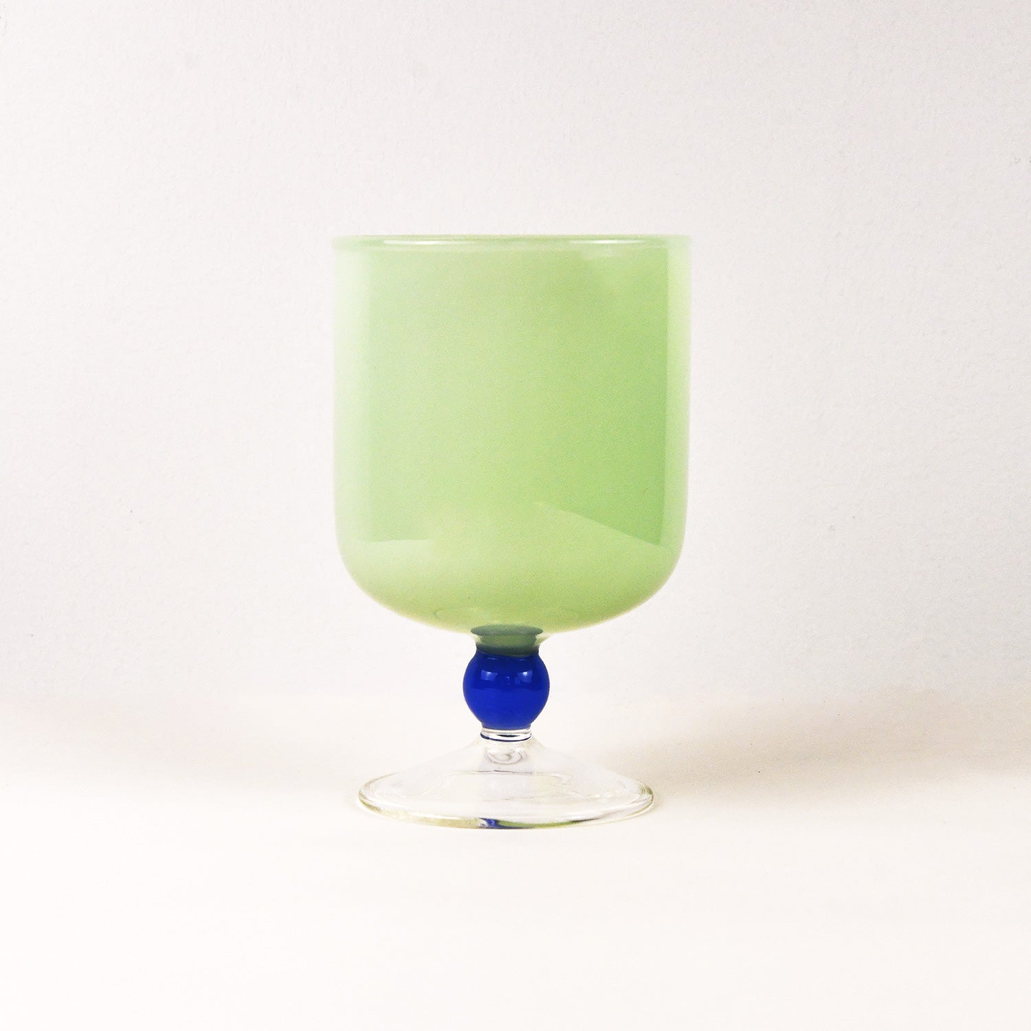 BISQUE Mujunhyuk Heat Resistant Glass Goblet Mint