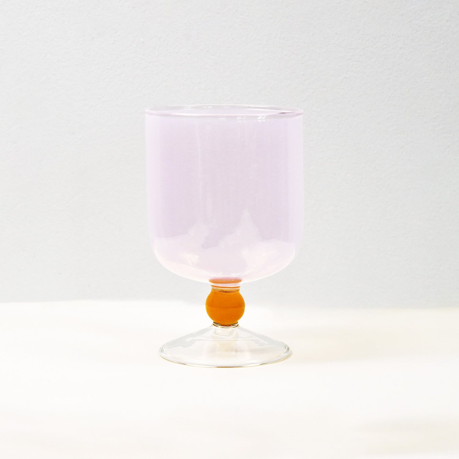 BISQUE Mujunhyuk Heat Resistant Glass Goblet Pink