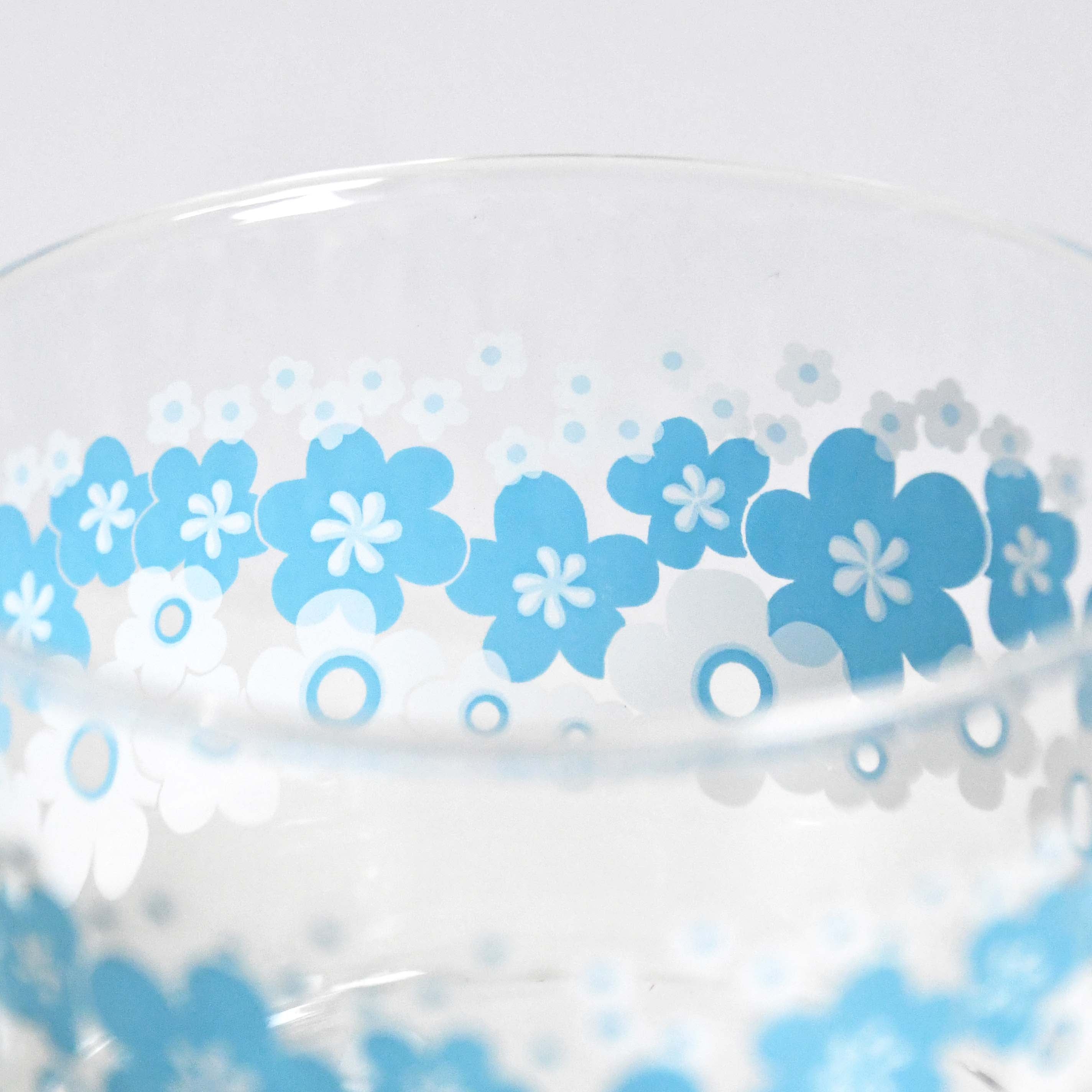 Aderia Retro Deep dessert cup glassware, Japanese retro illustration and high-quality design
