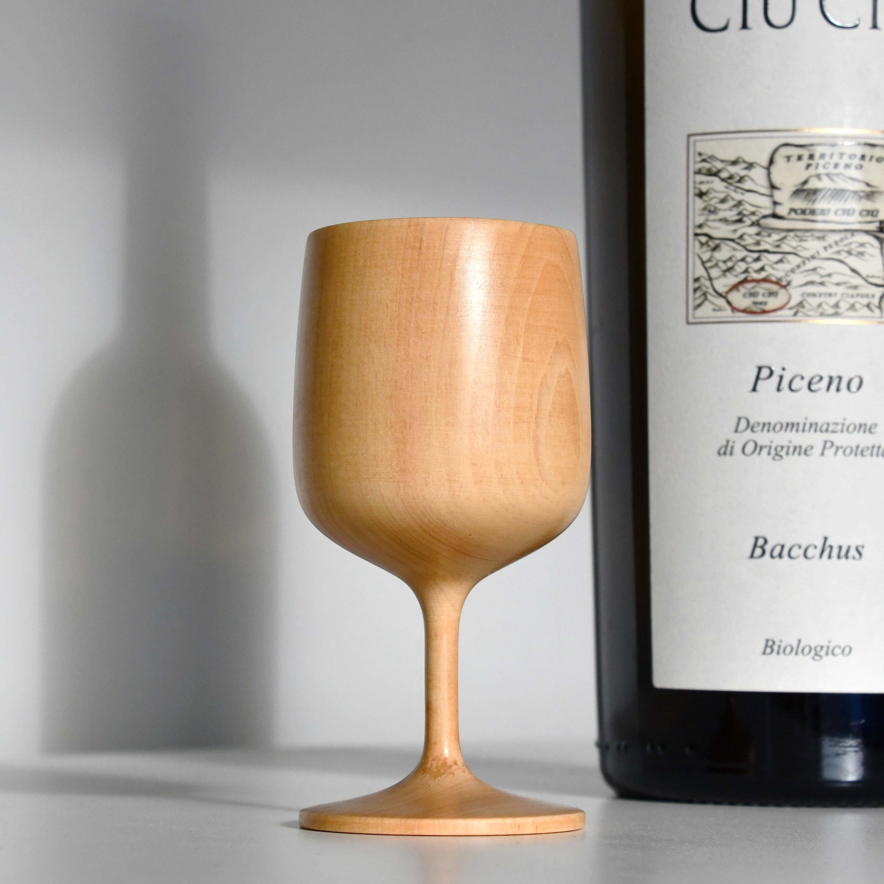 IPPONGI Uraha Mini Wooden Small Wine Glass, Japanese Hinoki