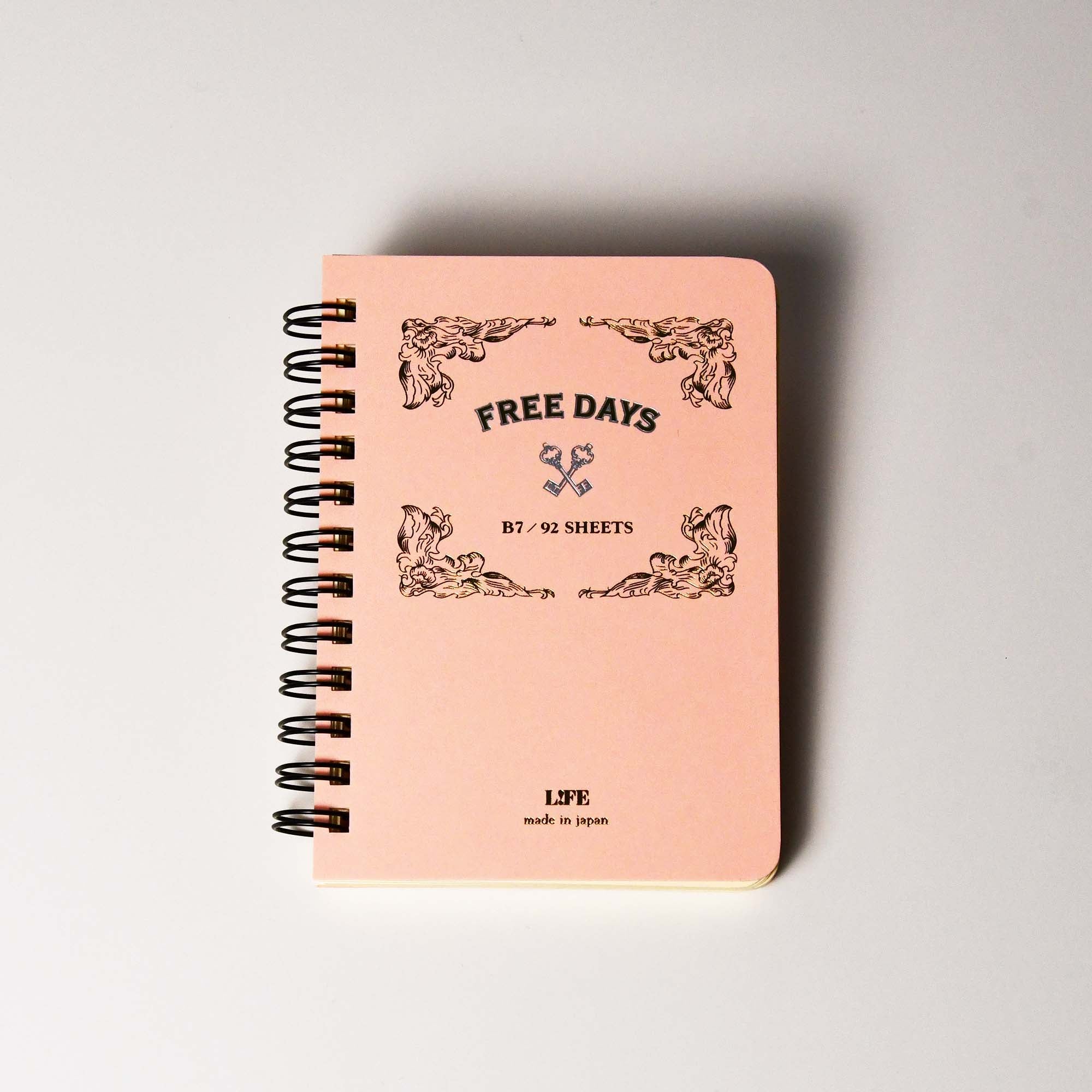 LIFE FREE DAYS B7 92 Sheets Notebooks Pocket Journal Momo Made in Japan