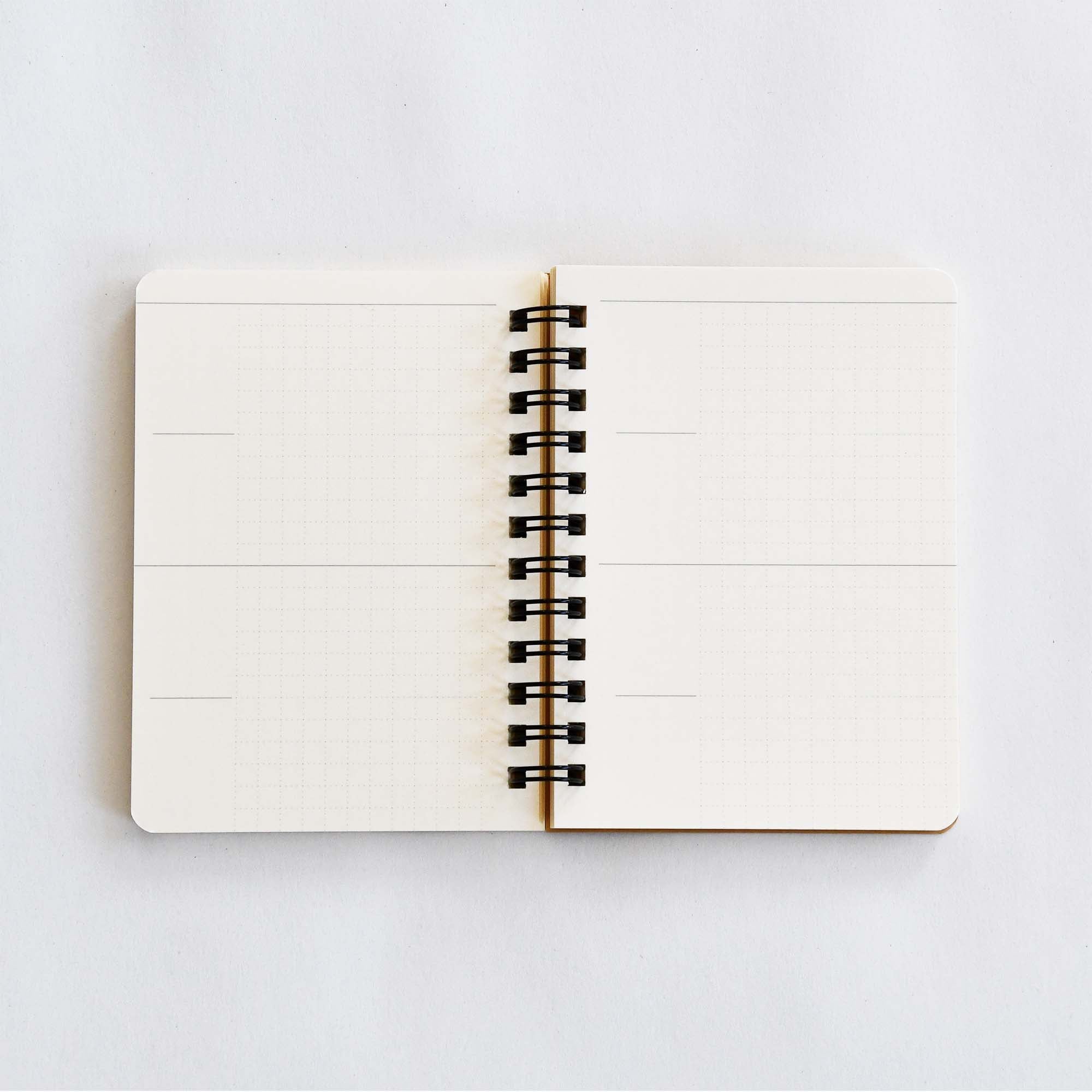 LIFE FREE DAYS B7 92 Sheets Notebooks Pocket Journal Marron Made in Japan