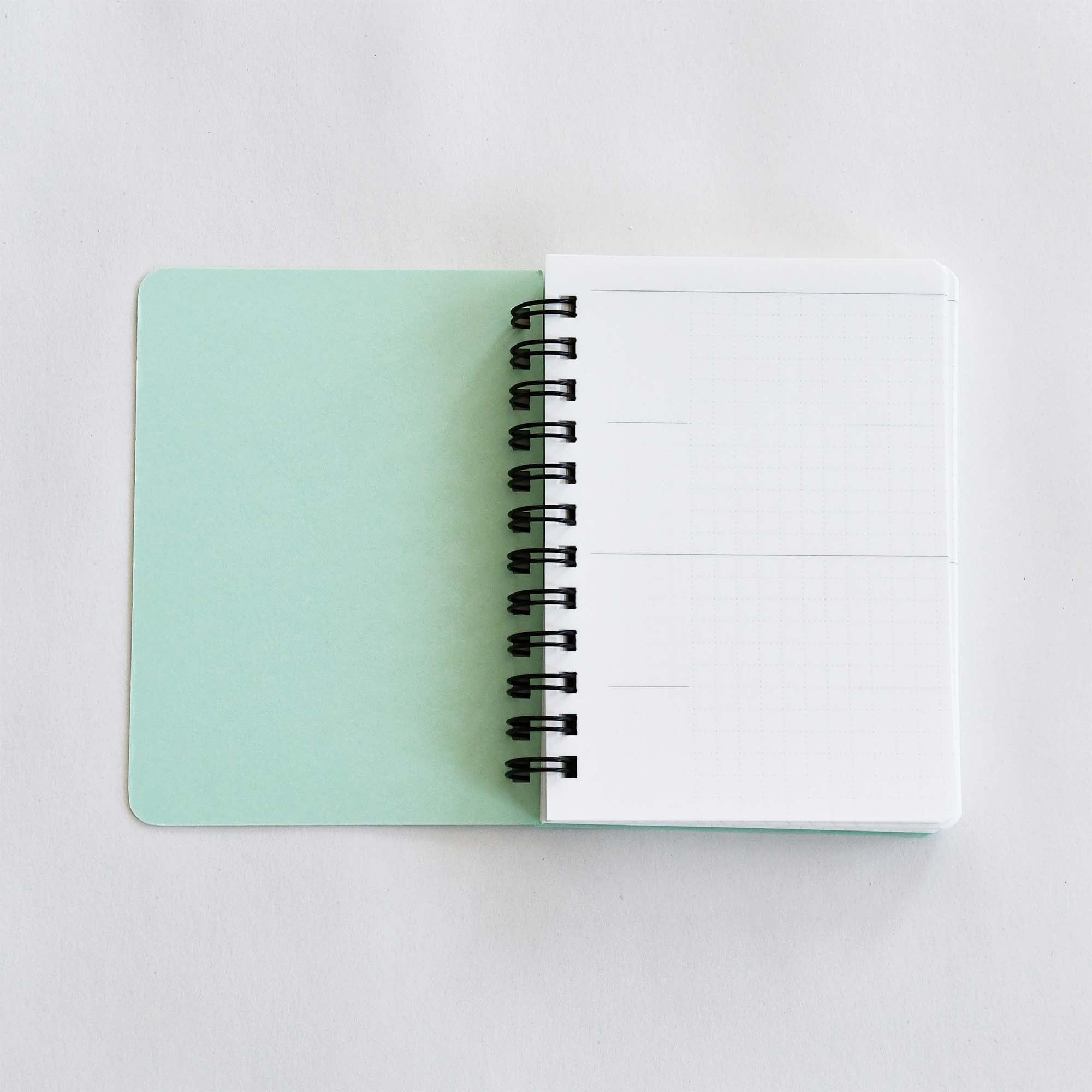 LIFE FREE DAYS B7 92 Sheets Notebooks Pocket Journal Mint Made in Japan