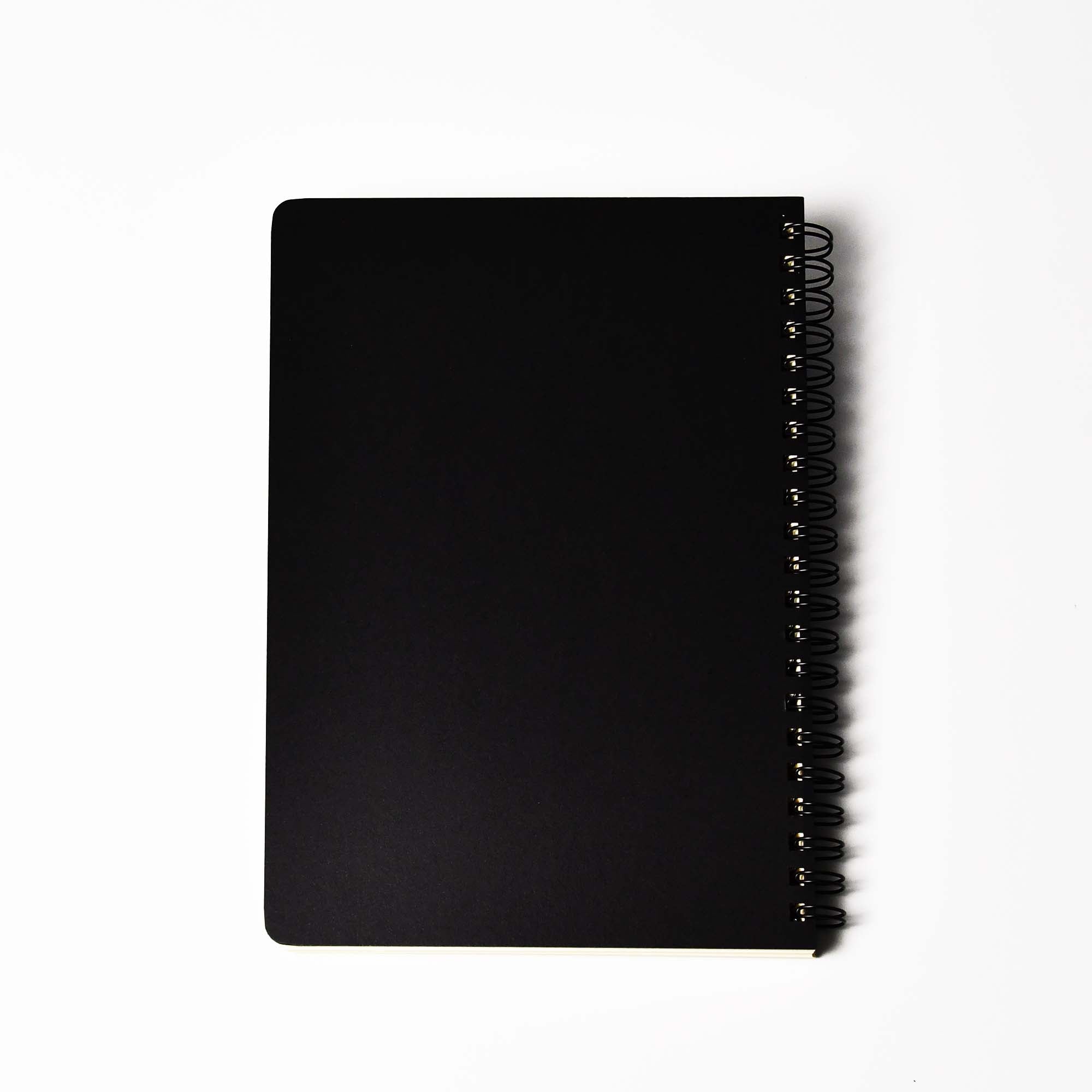 LIFE Free Diary Note A5 4 Days 92 Sheets Black Made in Japan
