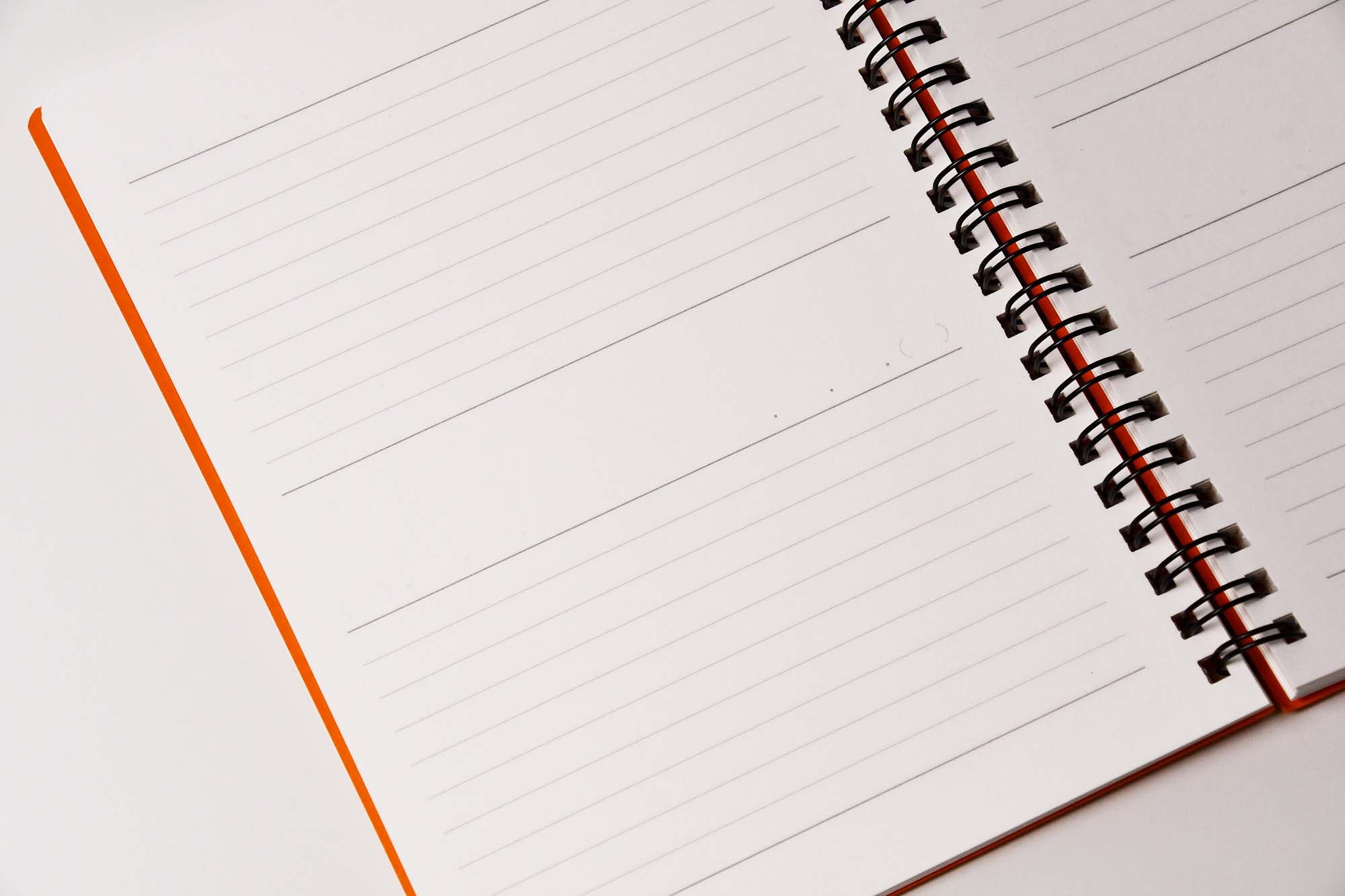 LIFE Free Diary Note A5 4 Days 92 Sheets Orange Made in Japan