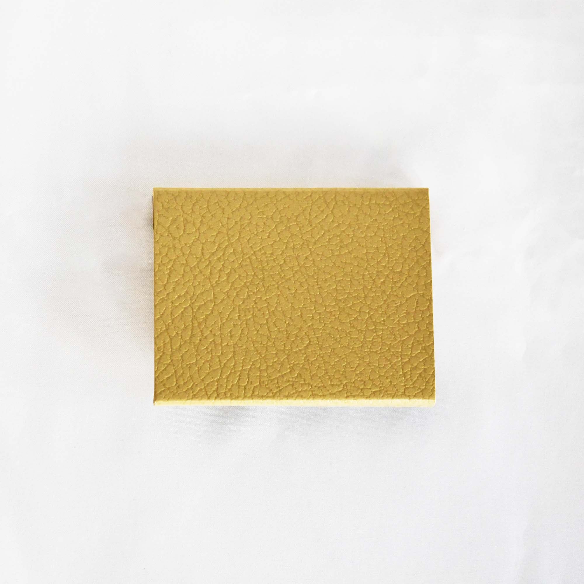 LIFE Index Sticky Memo Notes with Leather Case Beige YAMAMA Bungu Stationery Made in Japan