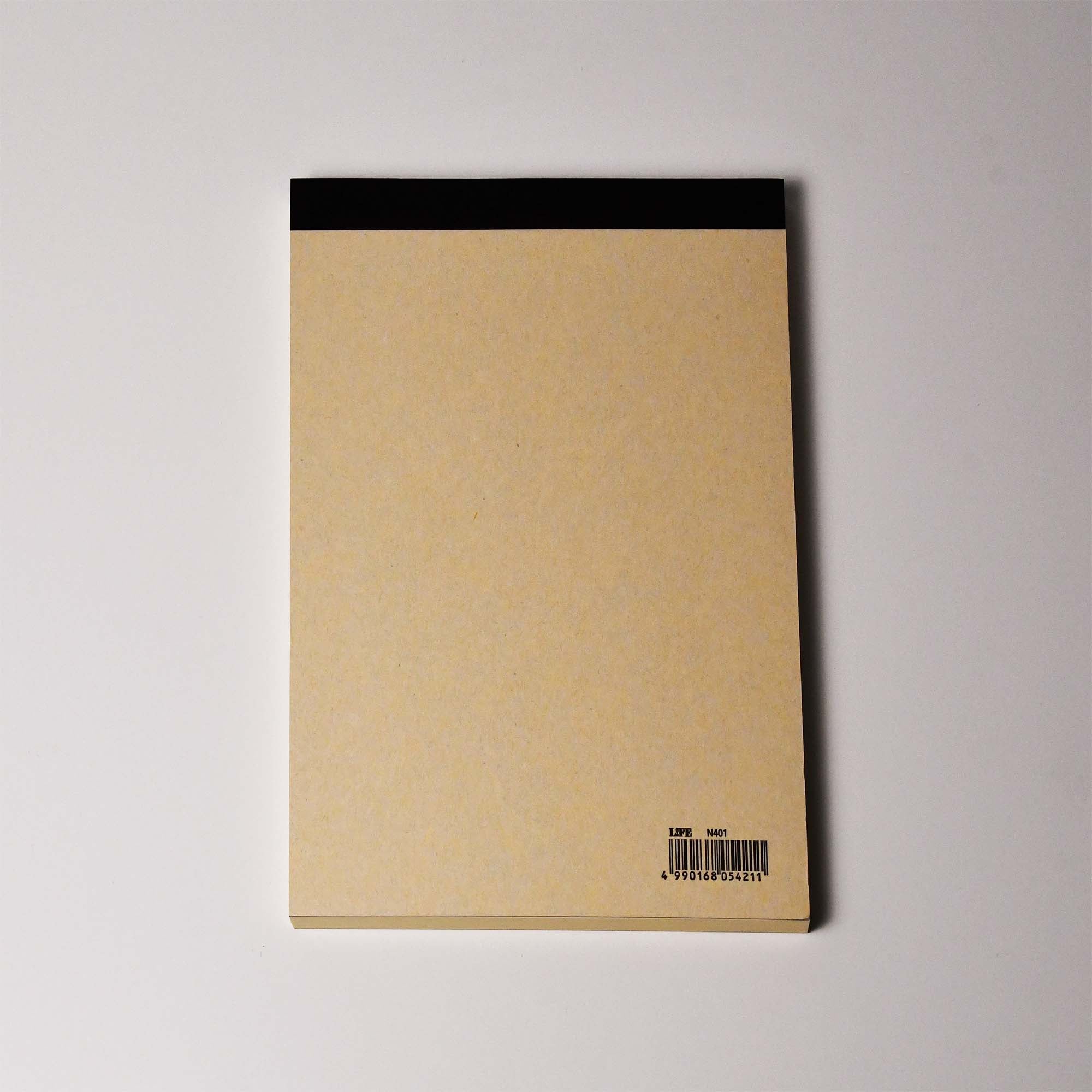 LIFE Noble Pad Section 100 Sheets A5 N401 Made in Japan Notepads Brown