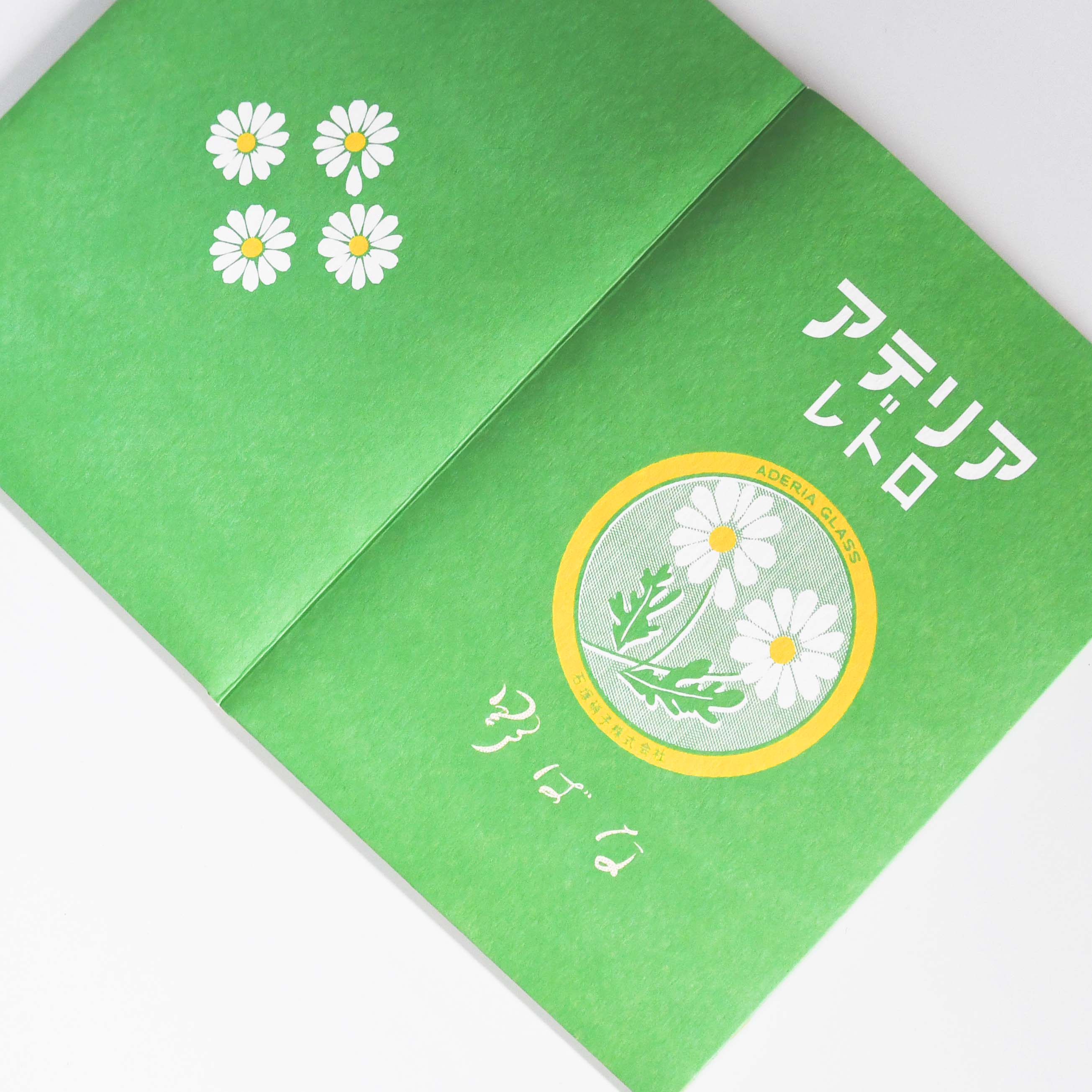 Aderia Retro Mini letter set, Japanese retro illustration and high-quality design