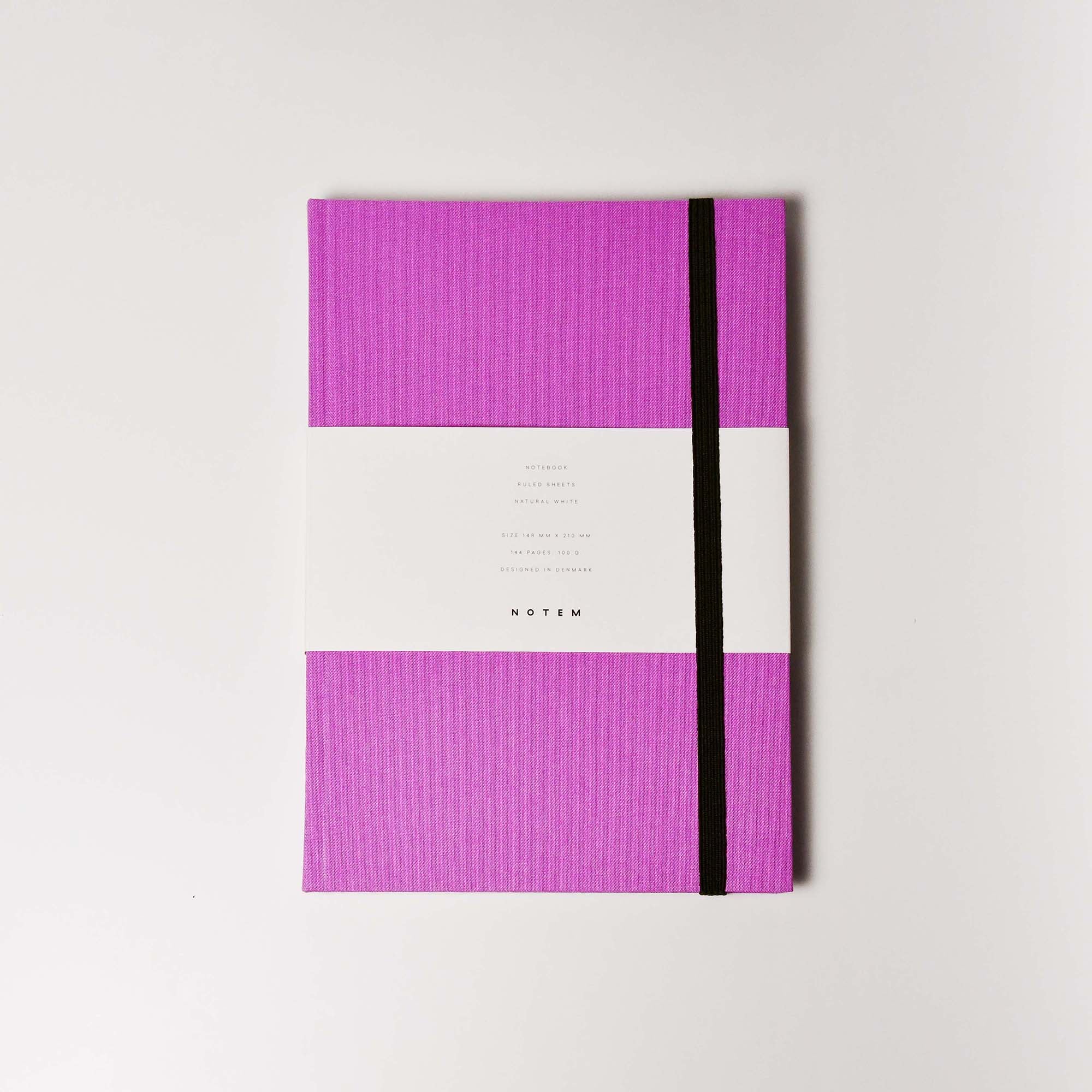 NOTEM BEA Notebook with Elastic Band Lavender