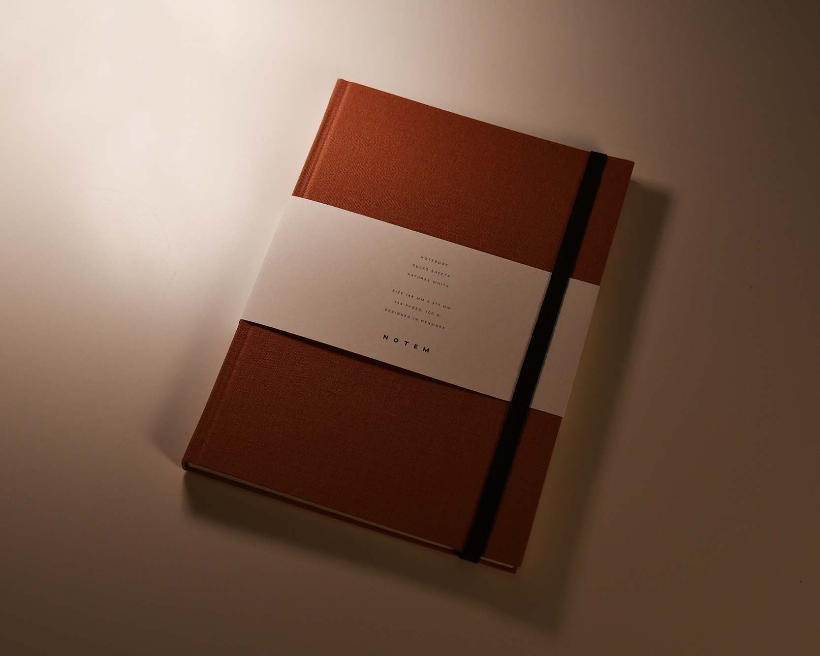 NOTEM BEA Notebook with Elastic Band Rose