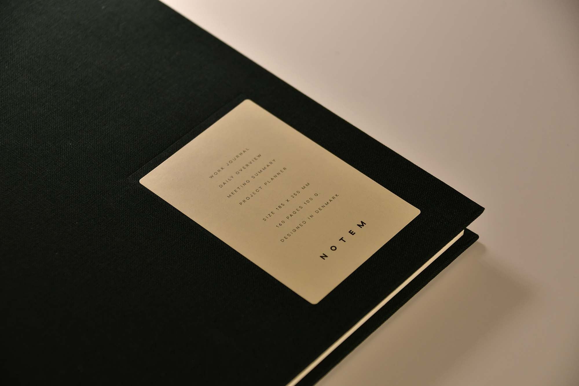 NOTEM EVEN Work Journal Notebook Dark Green Large