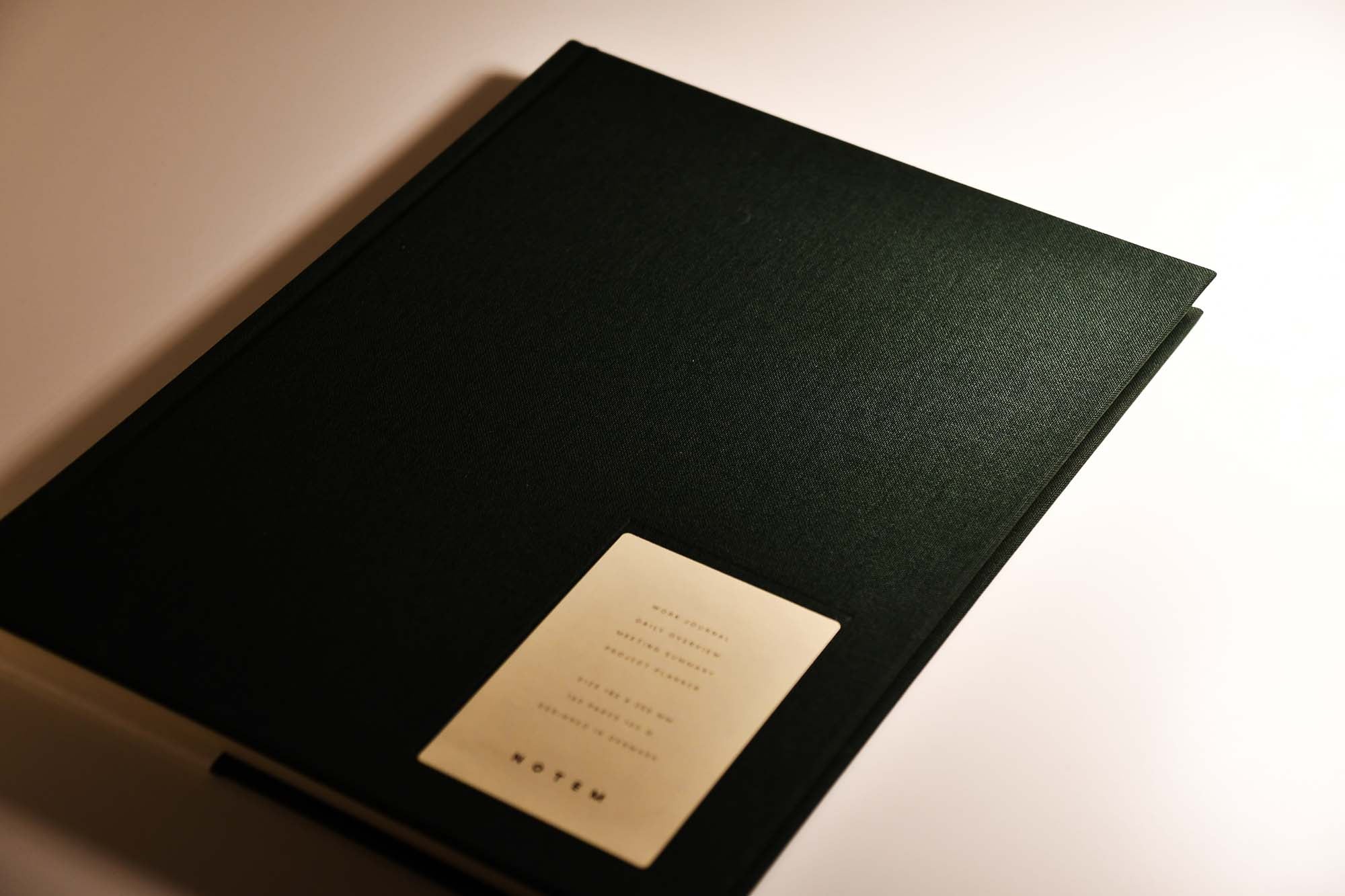NOTEM EVEN Work Journal Notebook Dark Green Large