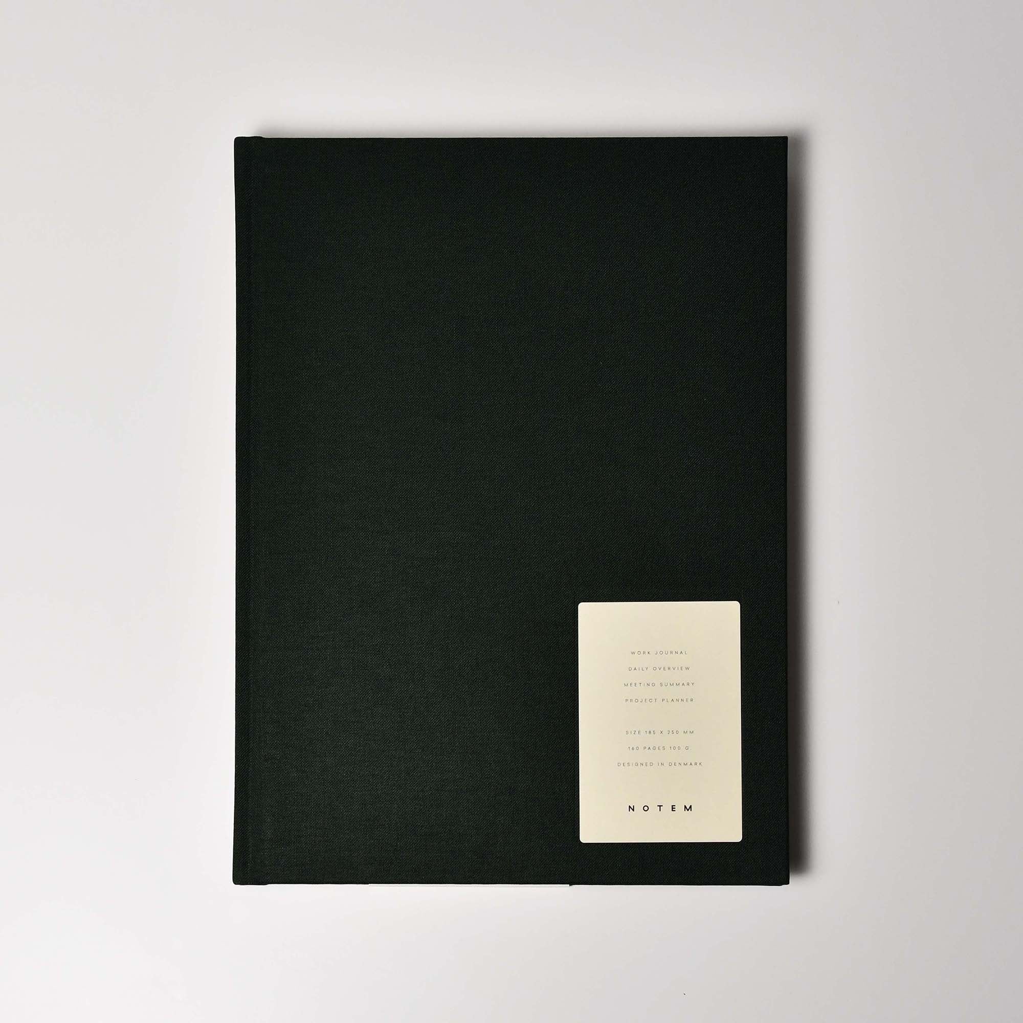 NOTEM EVEN Work Journal Notebook Dark Green Large