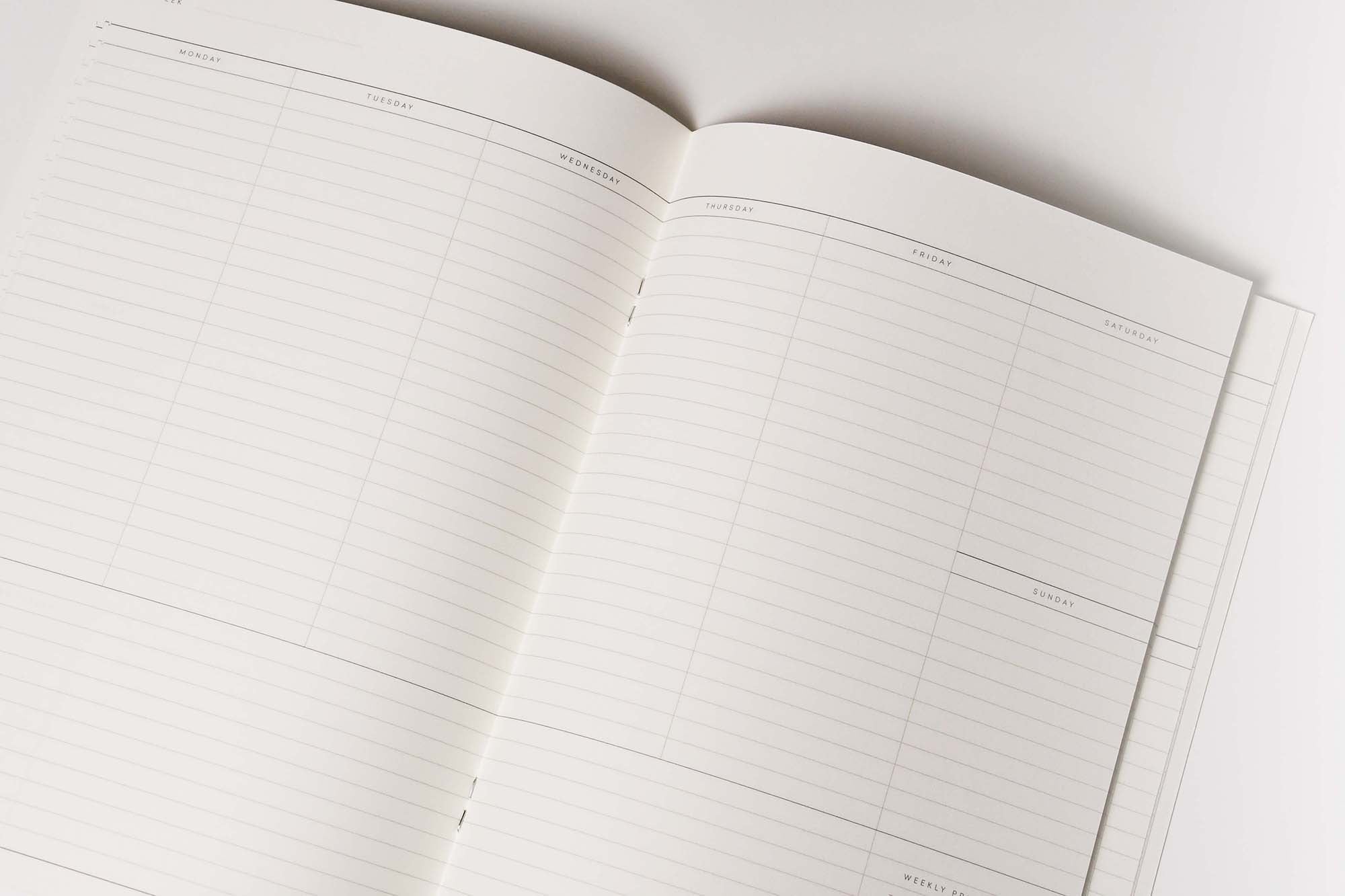 NOTEM MILO Weekly Planner Book Notebook Dark Green