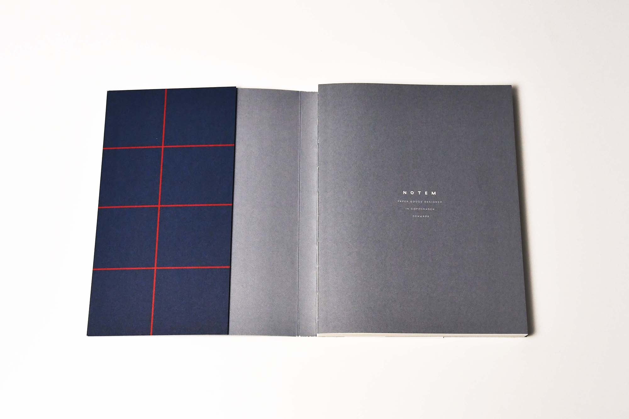 NOTEM UMA Flat Lay Notebook Medium Dark Blue