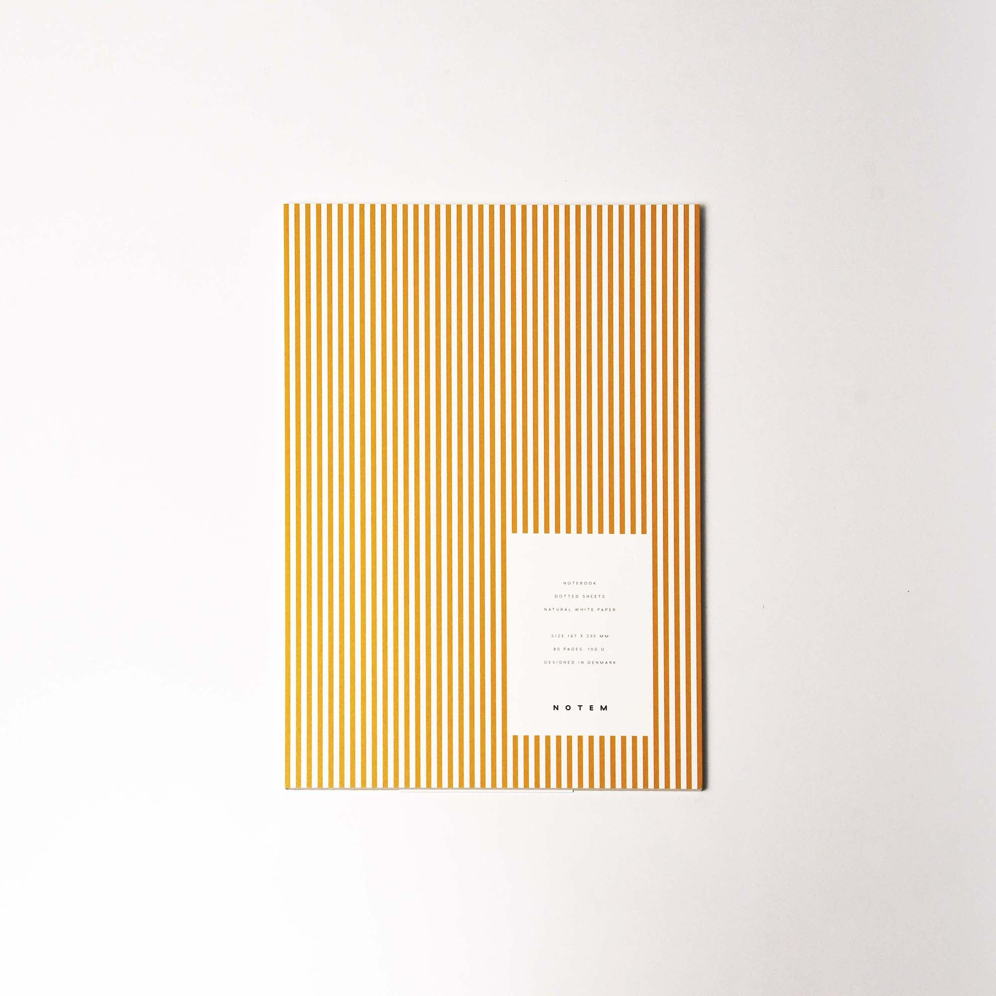 NOTEM VITA Softcover Notebook Medium  Orche Yellow Lines