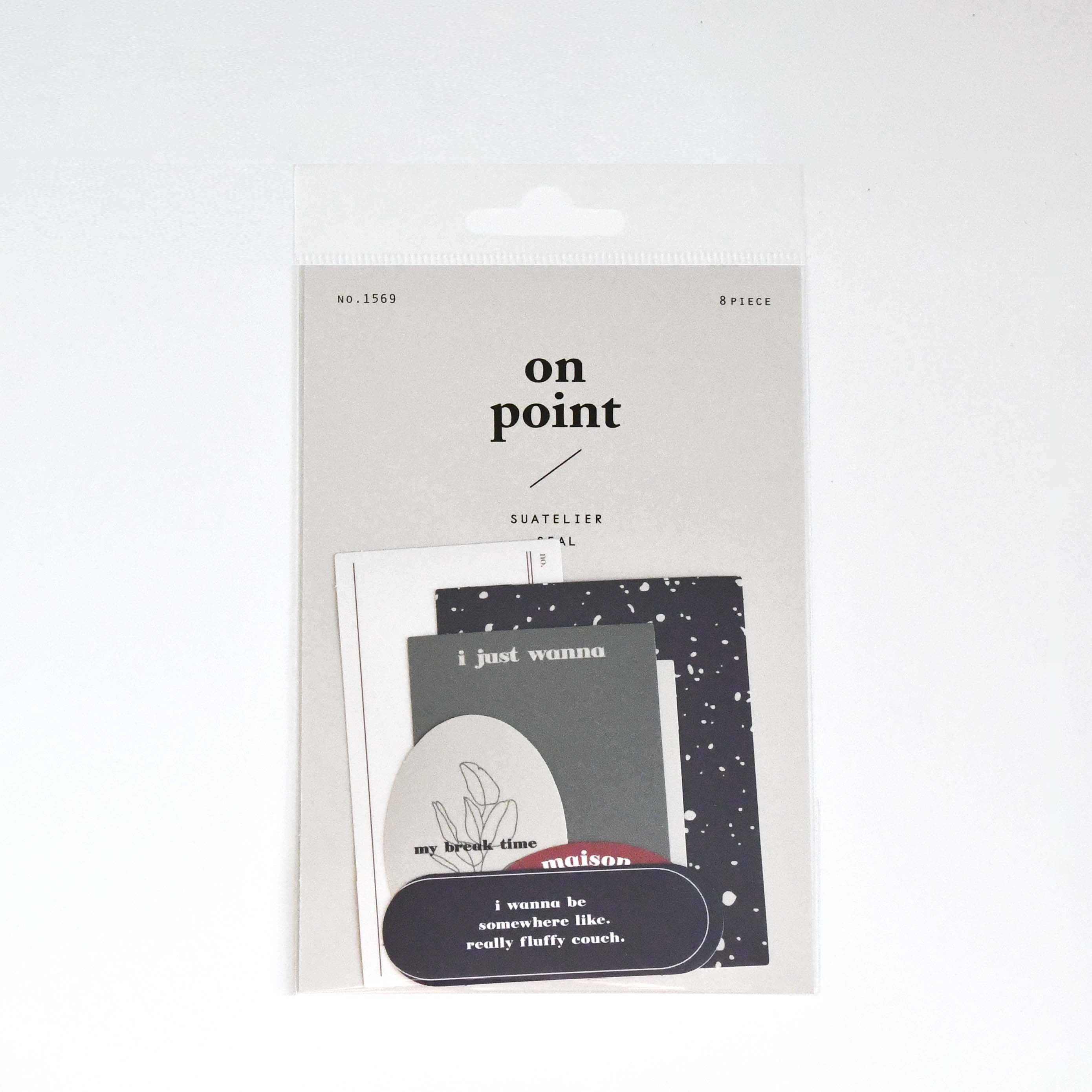 Suatelier On Point Flake Sticker - No.1569