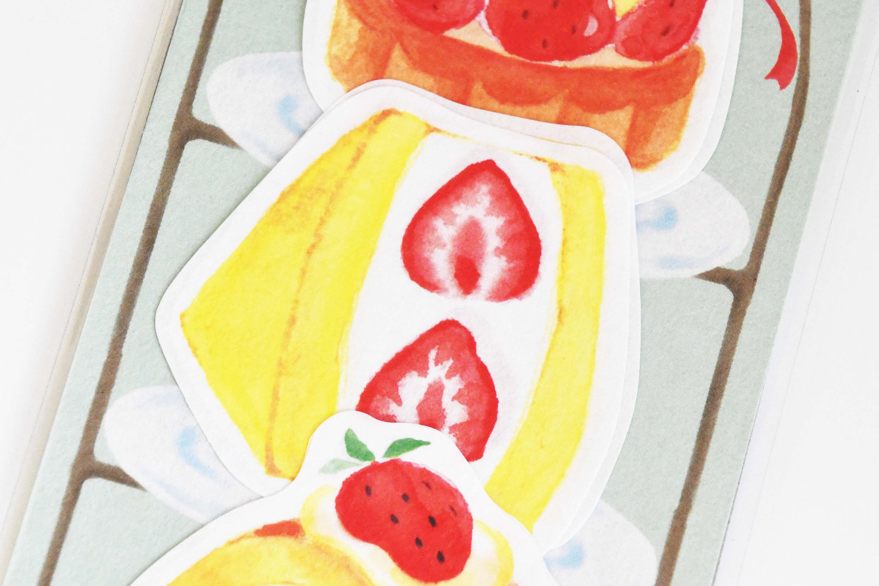 Otome Time Dice Cut Message Paper Strawberry Talt