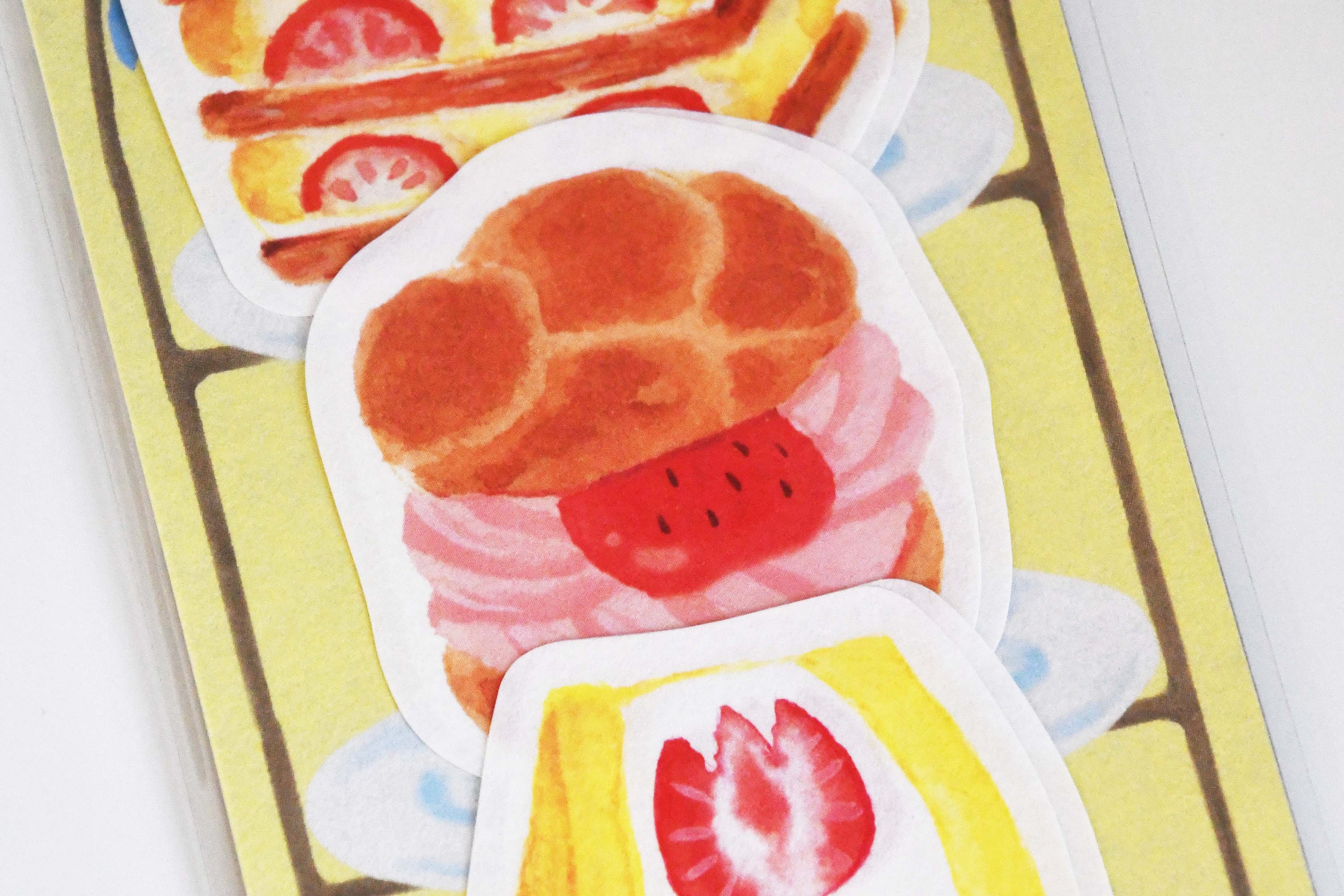 Otome Time Dice Cut Message Paper Strawberry Milefille