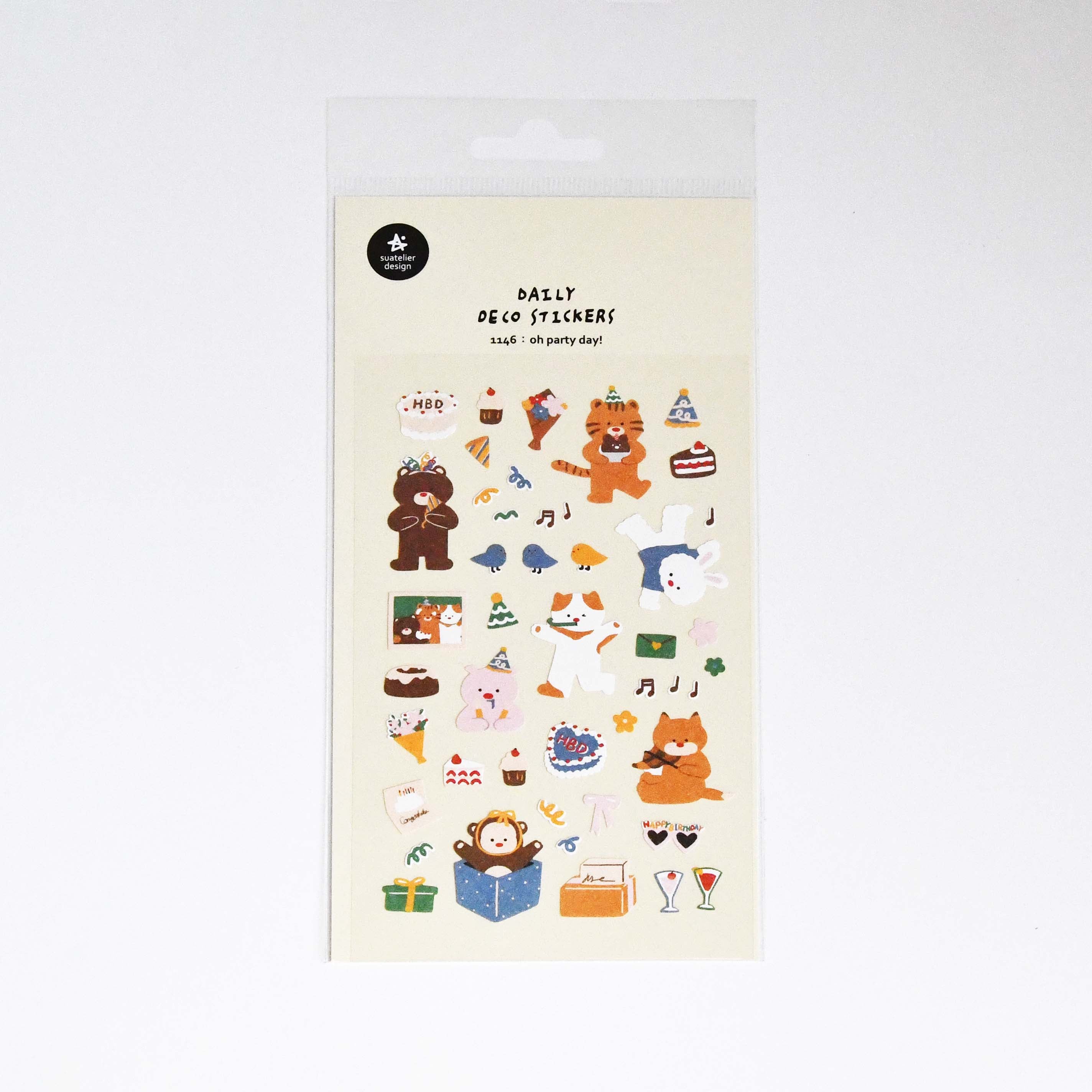 Suatelier Sticker - Oh party day! #1146