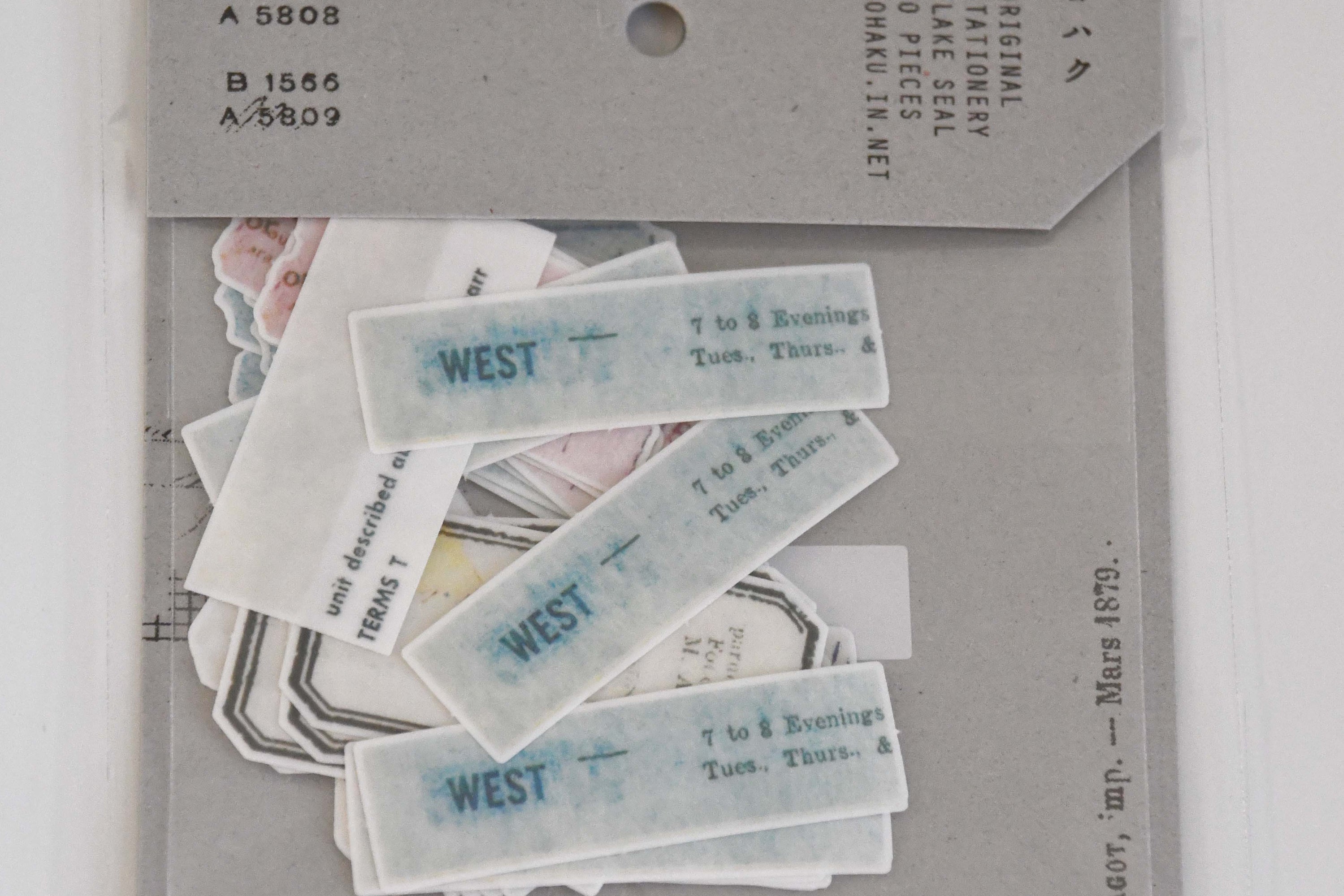 YOHAKU Japanese artists Flake Sticker, Collage