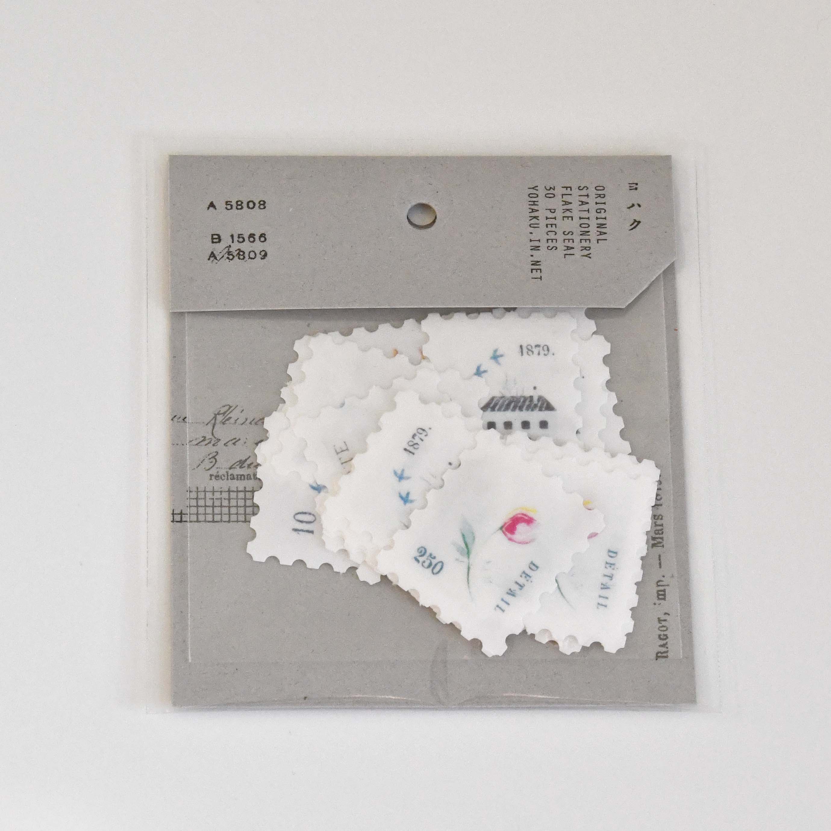 YOHAKU Japanese artist Flake Sticker, Letter