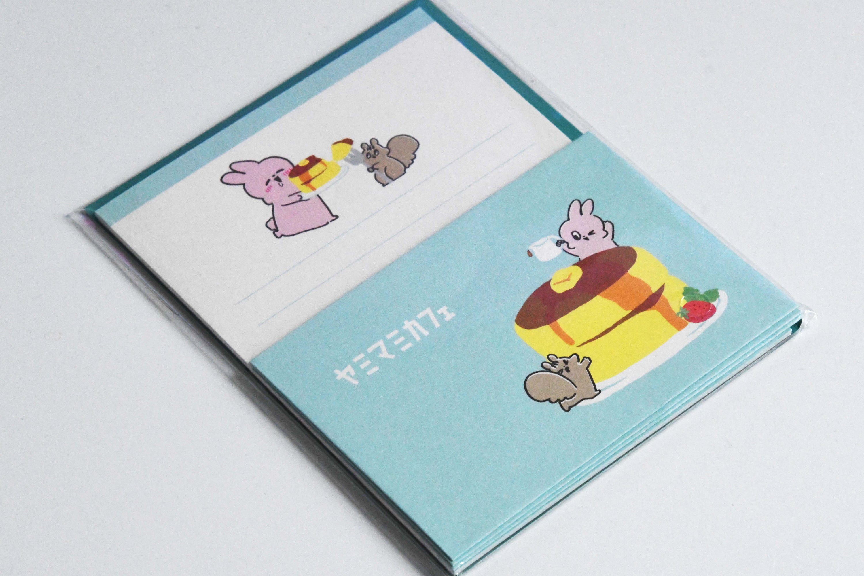 Yummy Mummy Cafe Stationary Series Made in Japan, Mini Letter Set Pancake
