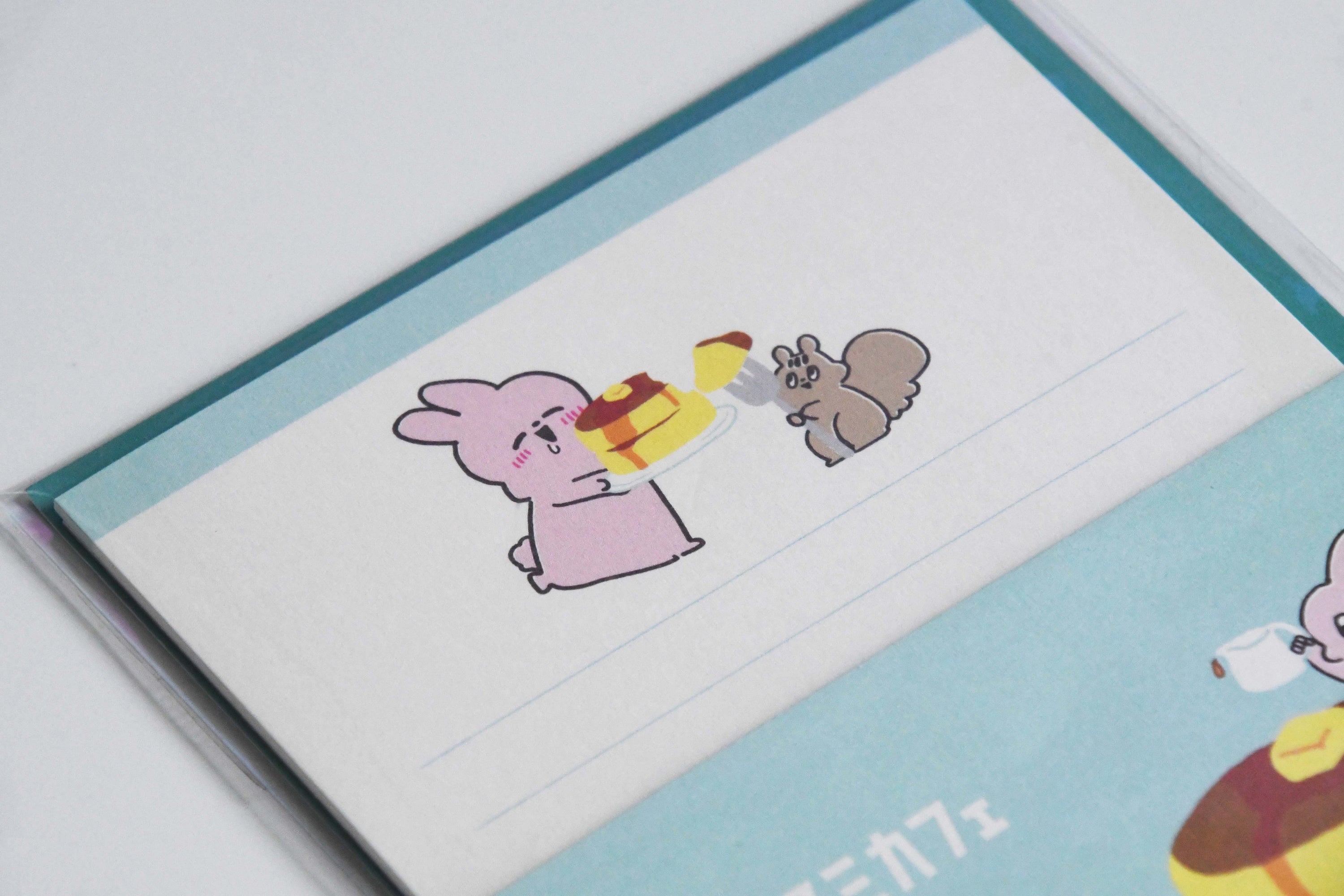 Yummy Mummy Cafe Stationary Series Made in Japan, Mini Letter Set Pancake