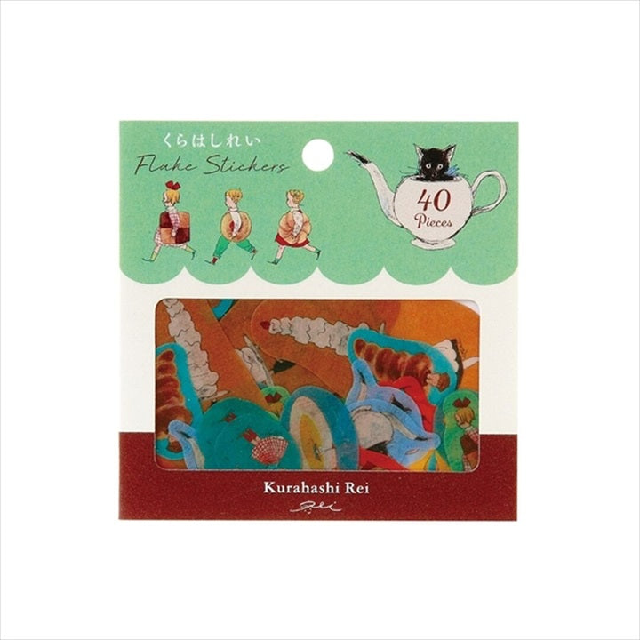 [Rei Kurahashi] Flake Sticker - Green