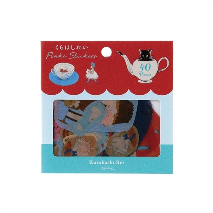 [Rei Kurahashi] Flake Sticker - Red