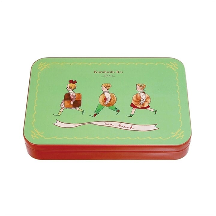 [Rei Kurahashi] Can Case & Postcards set - Green