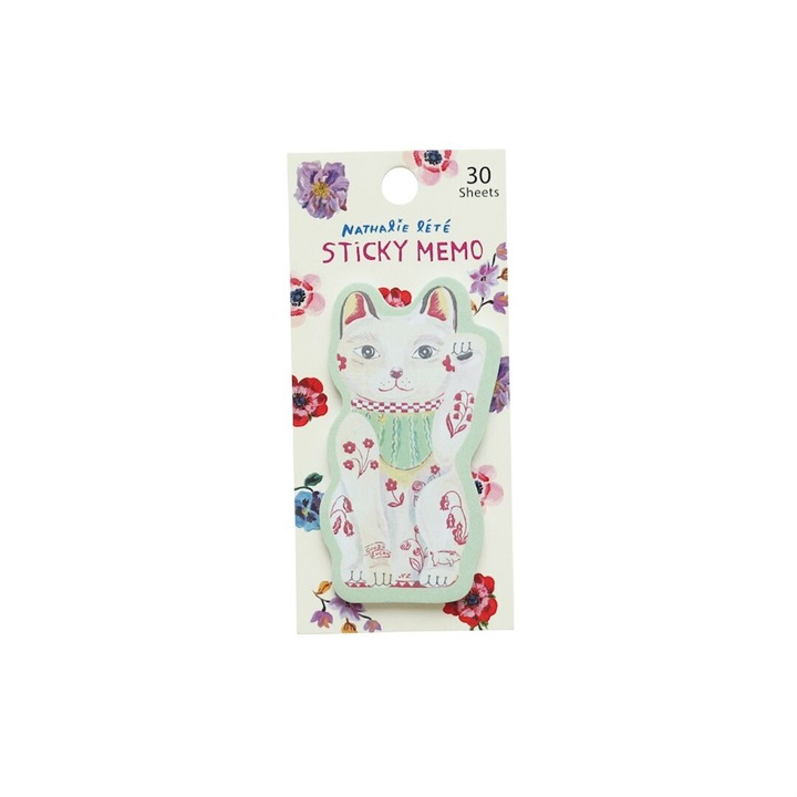 [Nathalie Lete] Post-it Sticky Note - Lucky Cat