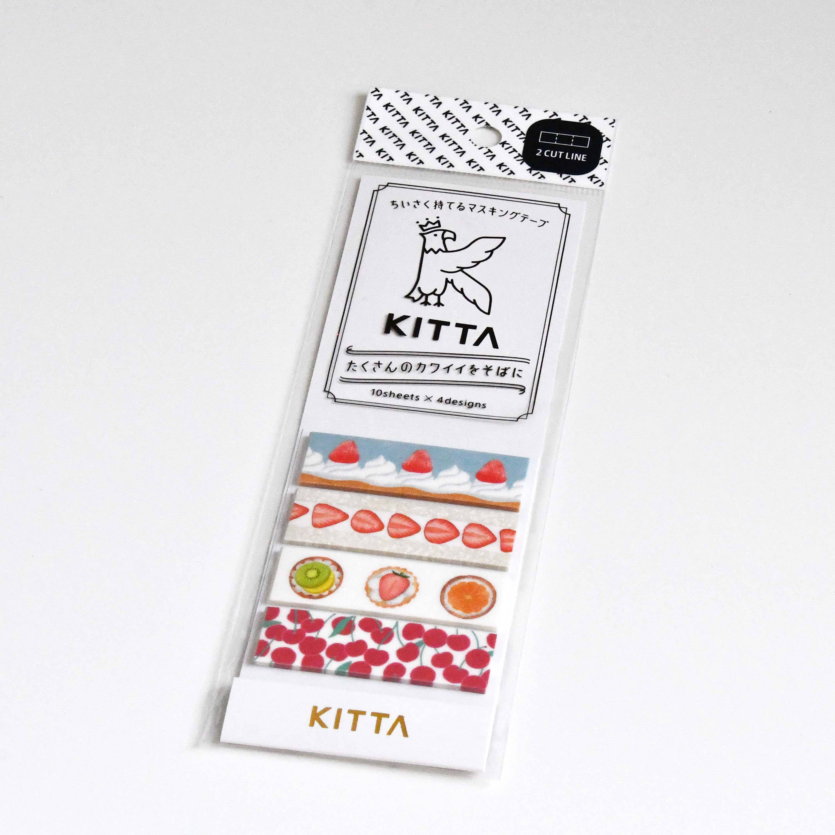 KITTA Strawberry Cake Masking Tape, Sweets