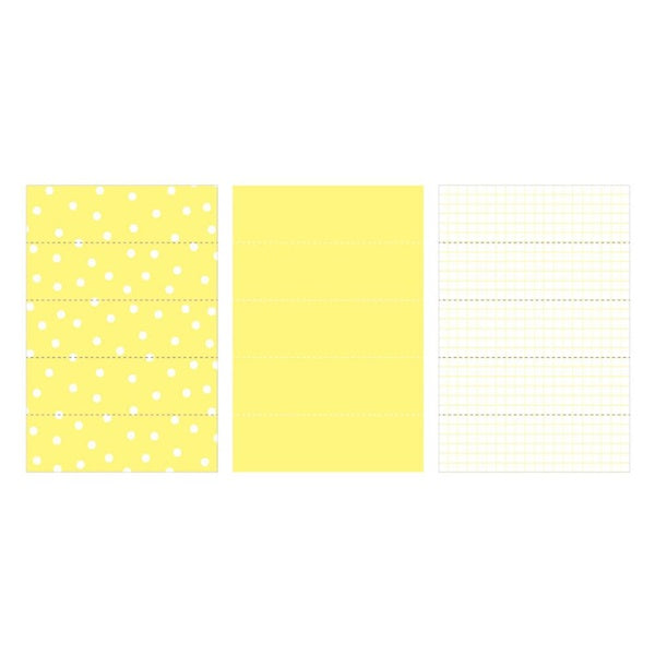 MARKS Masking Tape Sheet, Yellow