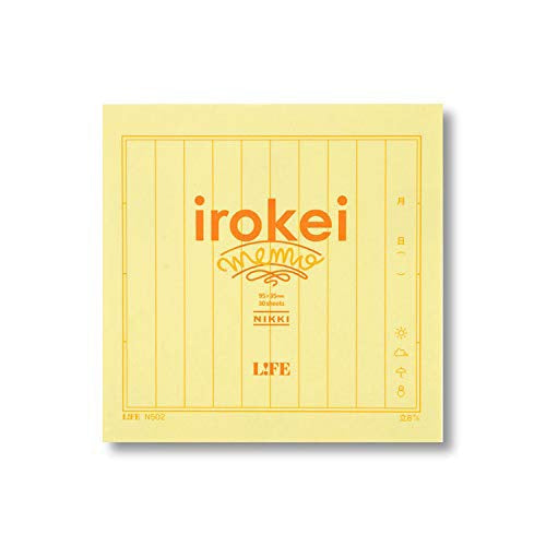 [LIFE] Irokei Japanese style Memo Notebook - Yellow