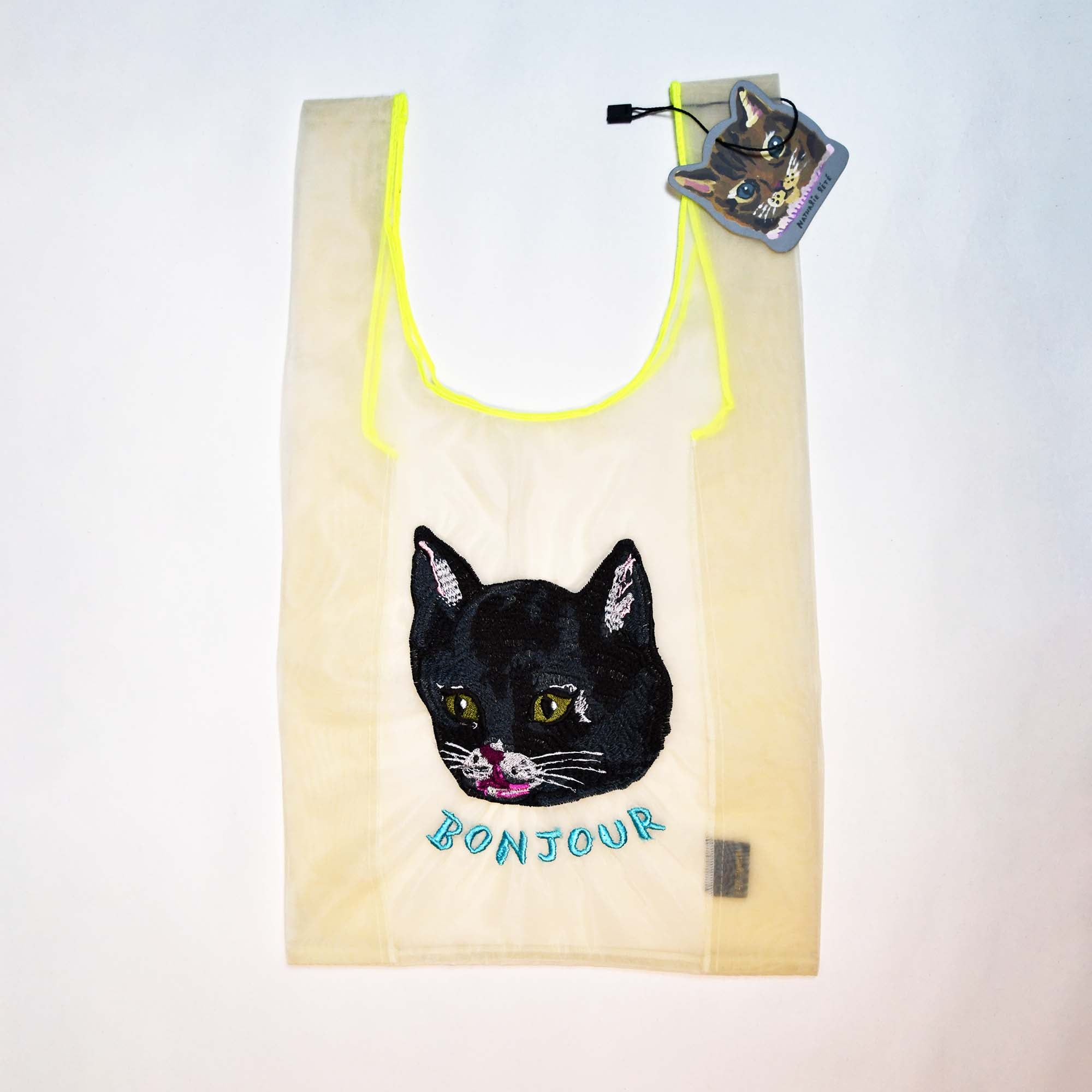 [Nathalie Lete] Organdy Bag S - Black Cat