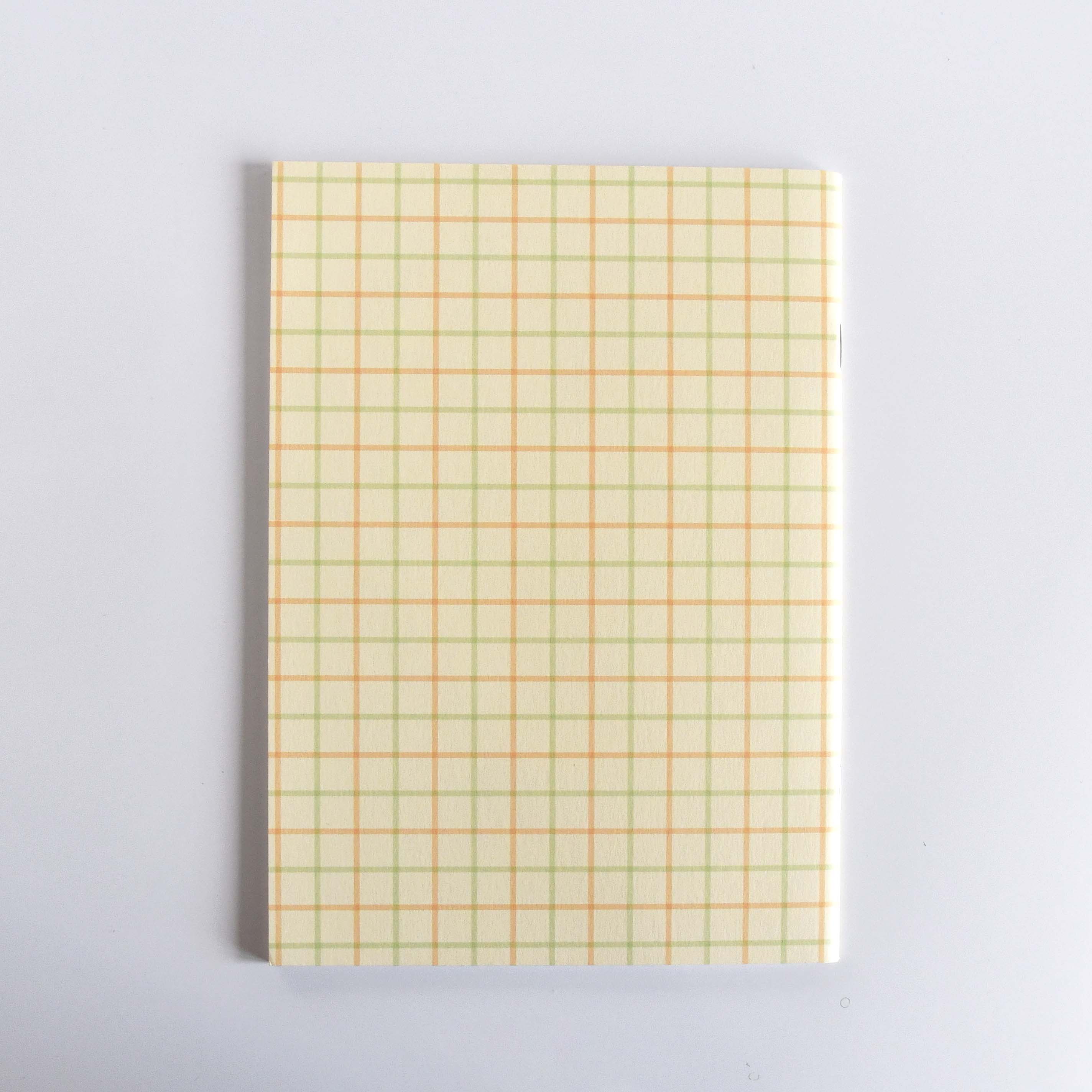 DOUBLE FACED BOOK Flower Check Patterns A5 Lined Note book