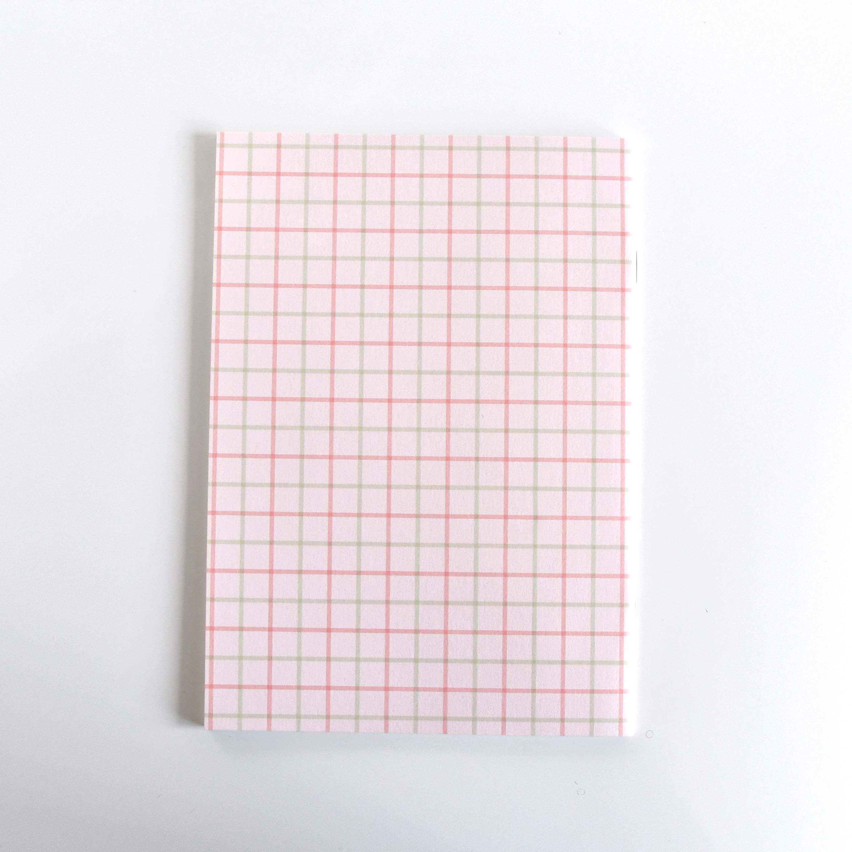 DOUBLE FACED BOOK Flower Check Patterns A5 Lined Note book