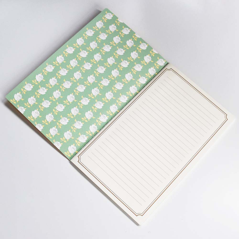 Aderia Retro A5 lined notebook, Japanese retro illustration and high-quality design